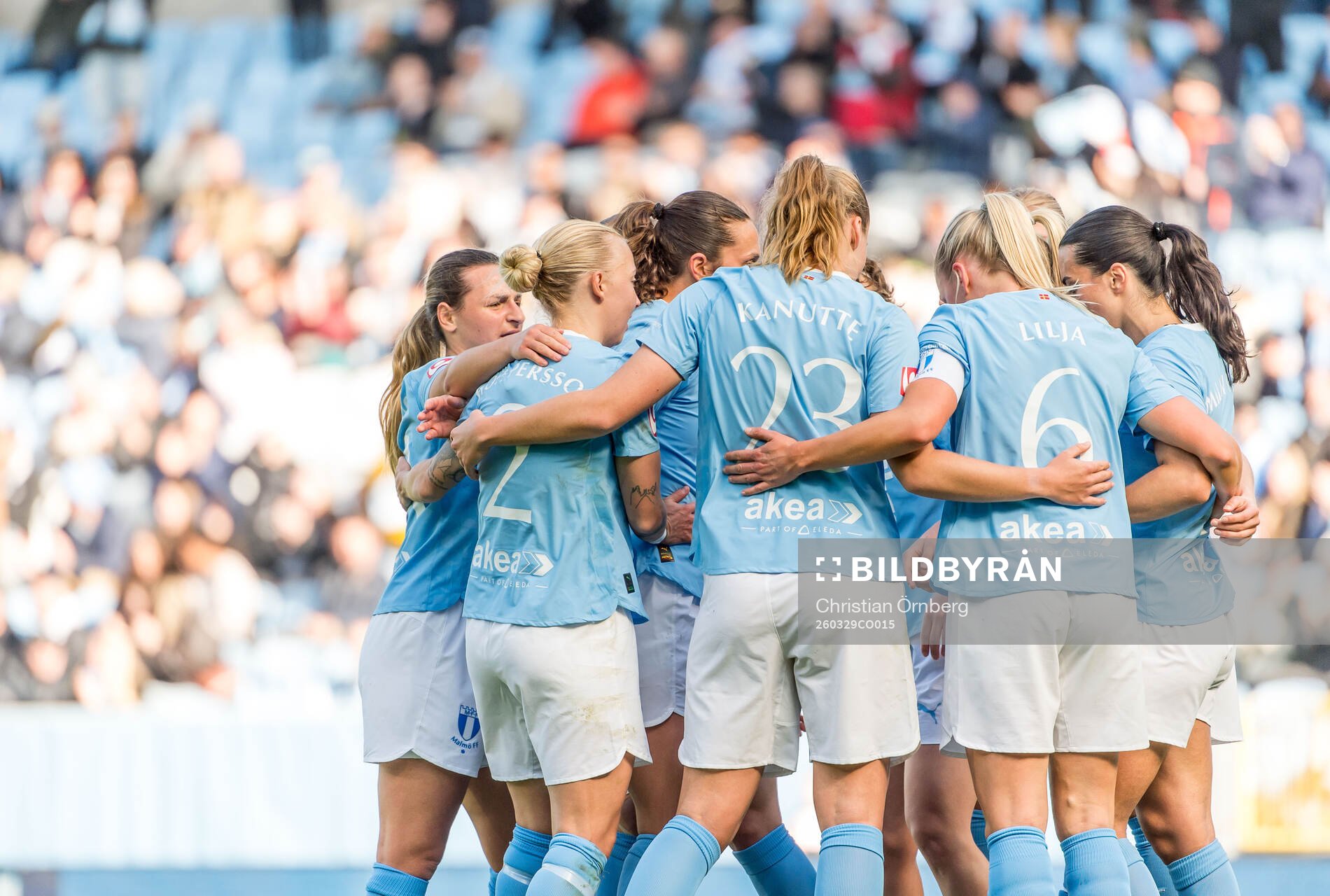 Malmö FFs spelare jublar