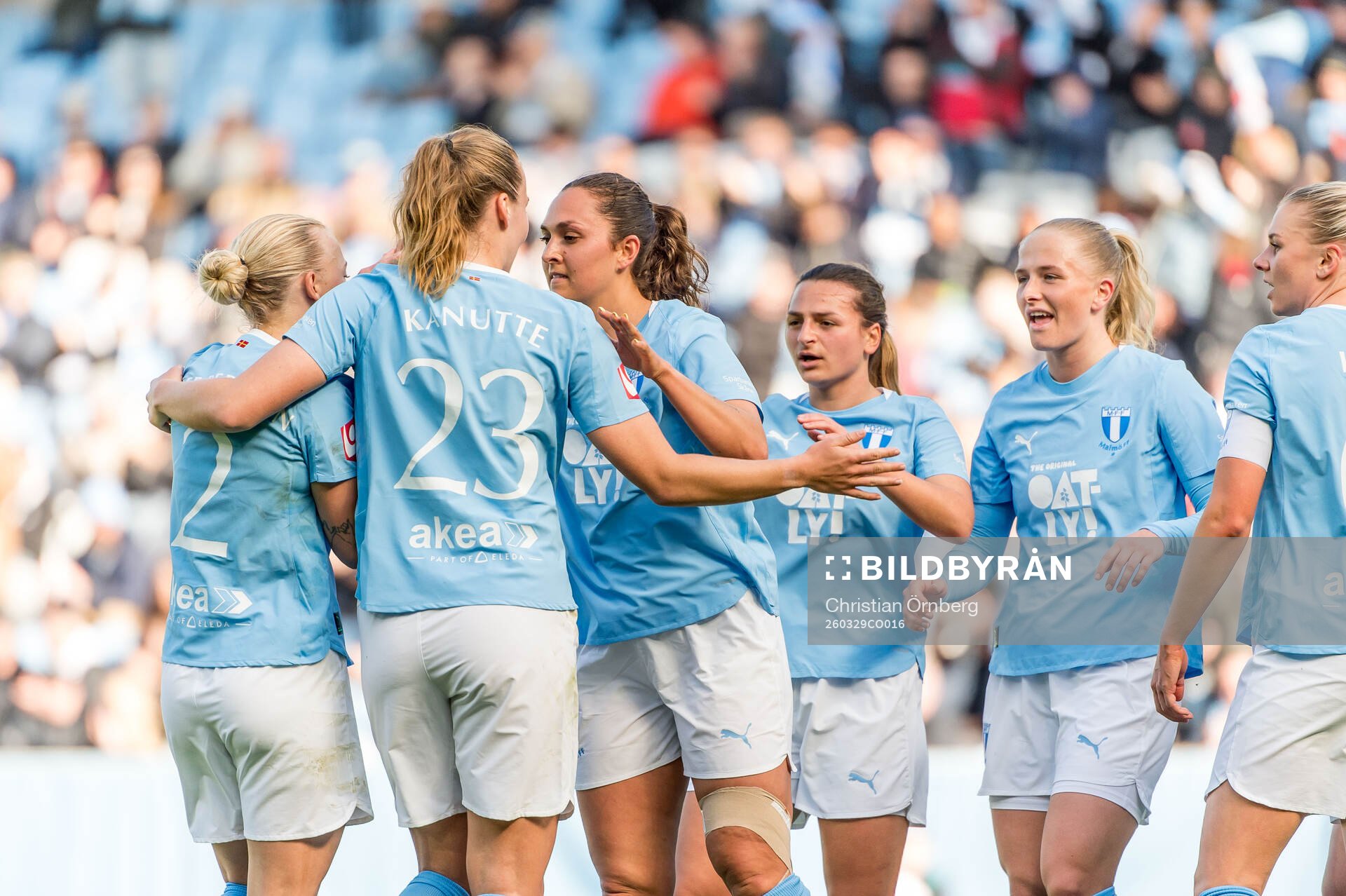 Malmö FFs Isabella D'Aquila jublar