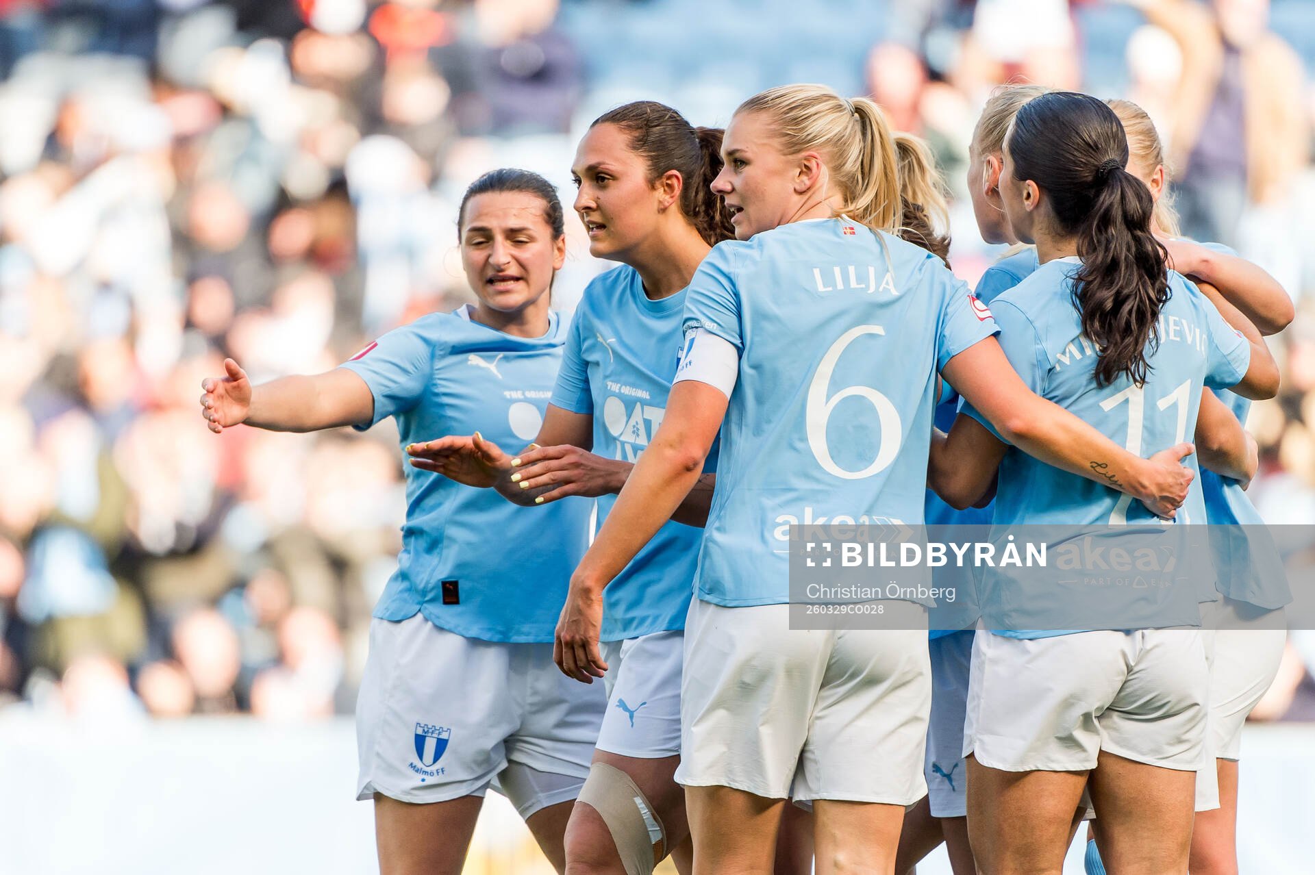 Malmö FFs Isabella D'Aquila jublar