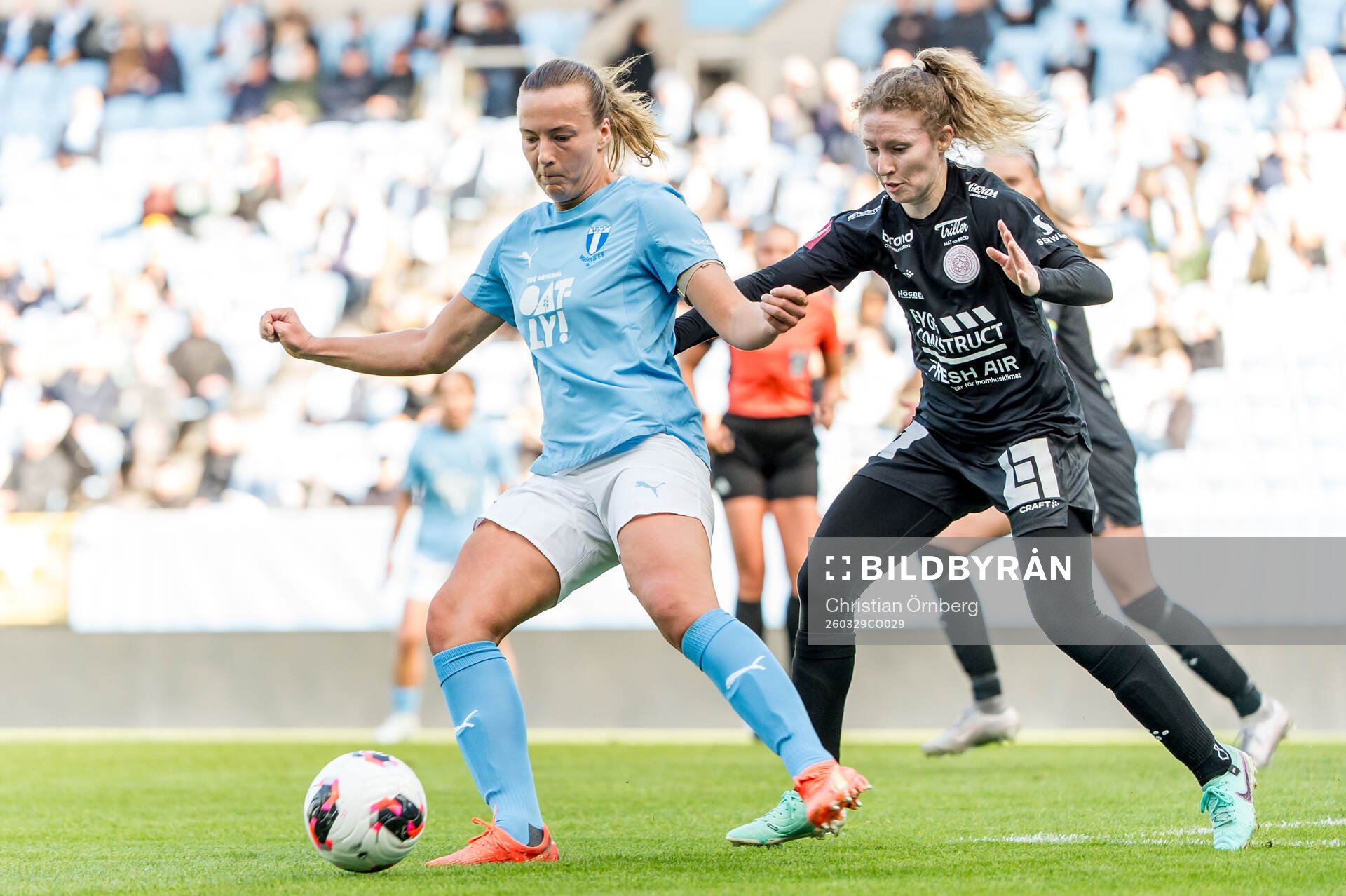 Malmö FFs Sara Kanutte Sørensen Fornes och IK Uppsalas