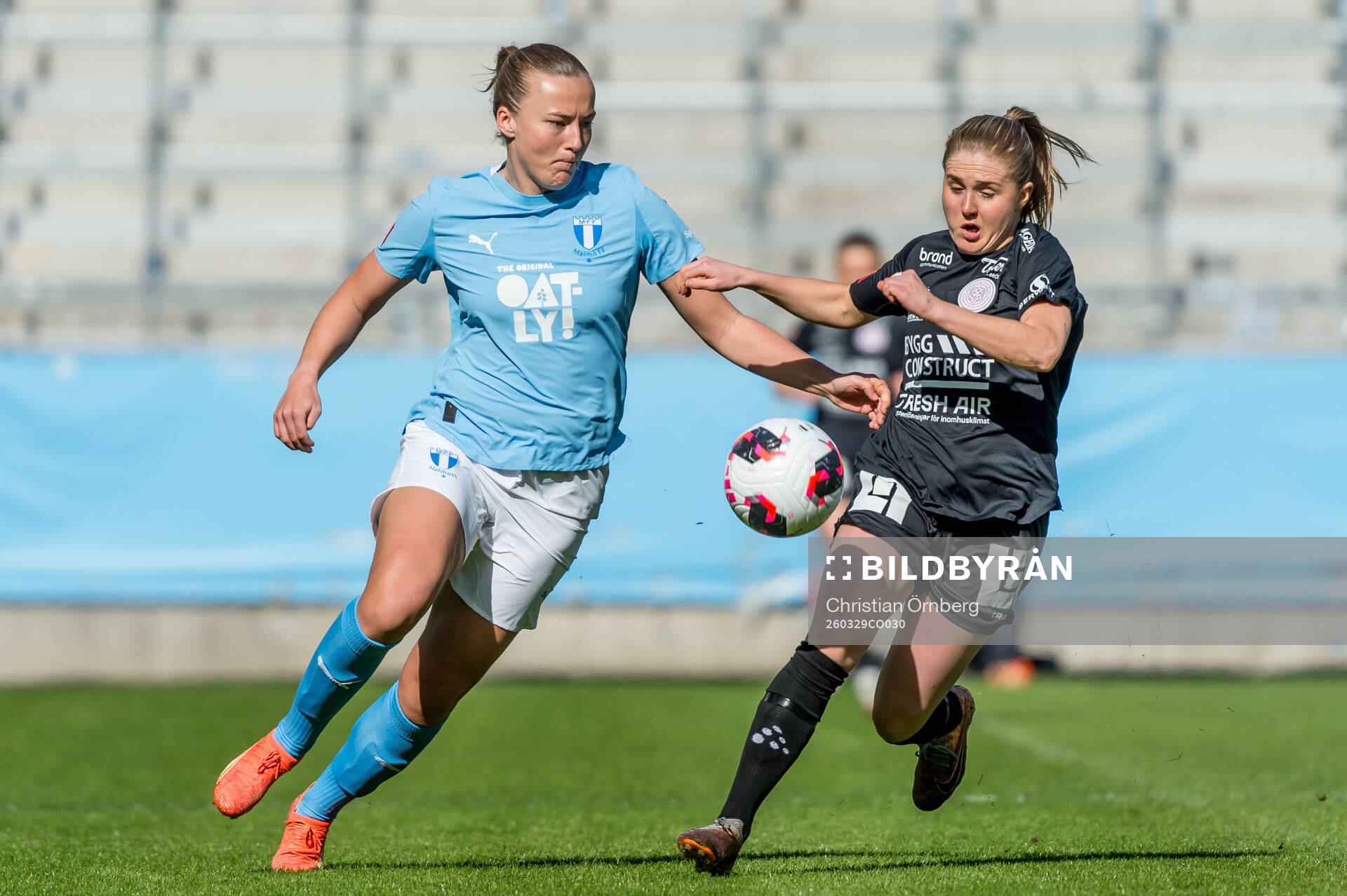 Malmö FFs Sara Kanutte Sørensen Fornes och IK Uppsalas