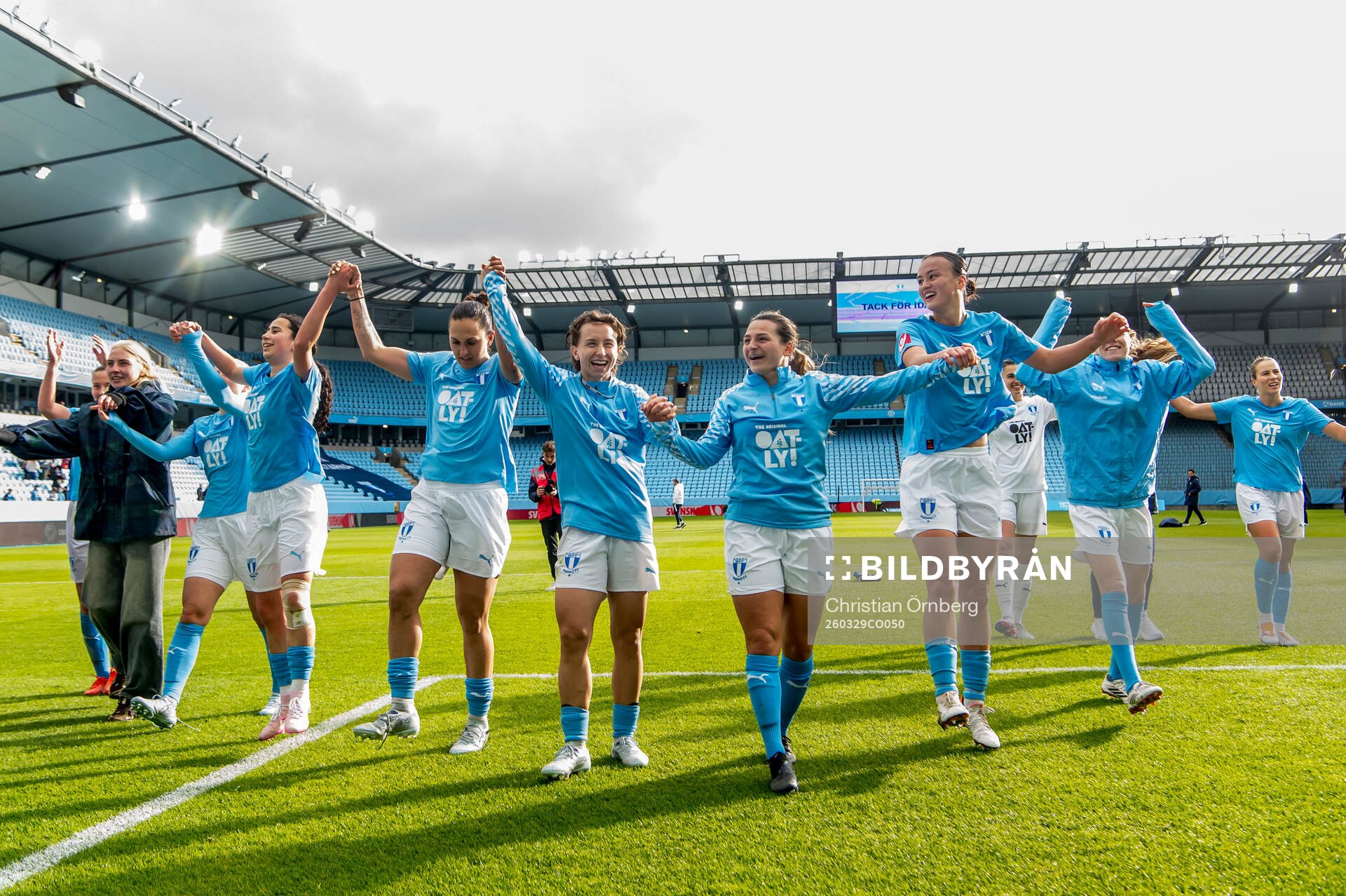 Malmö FFs spelare jublar