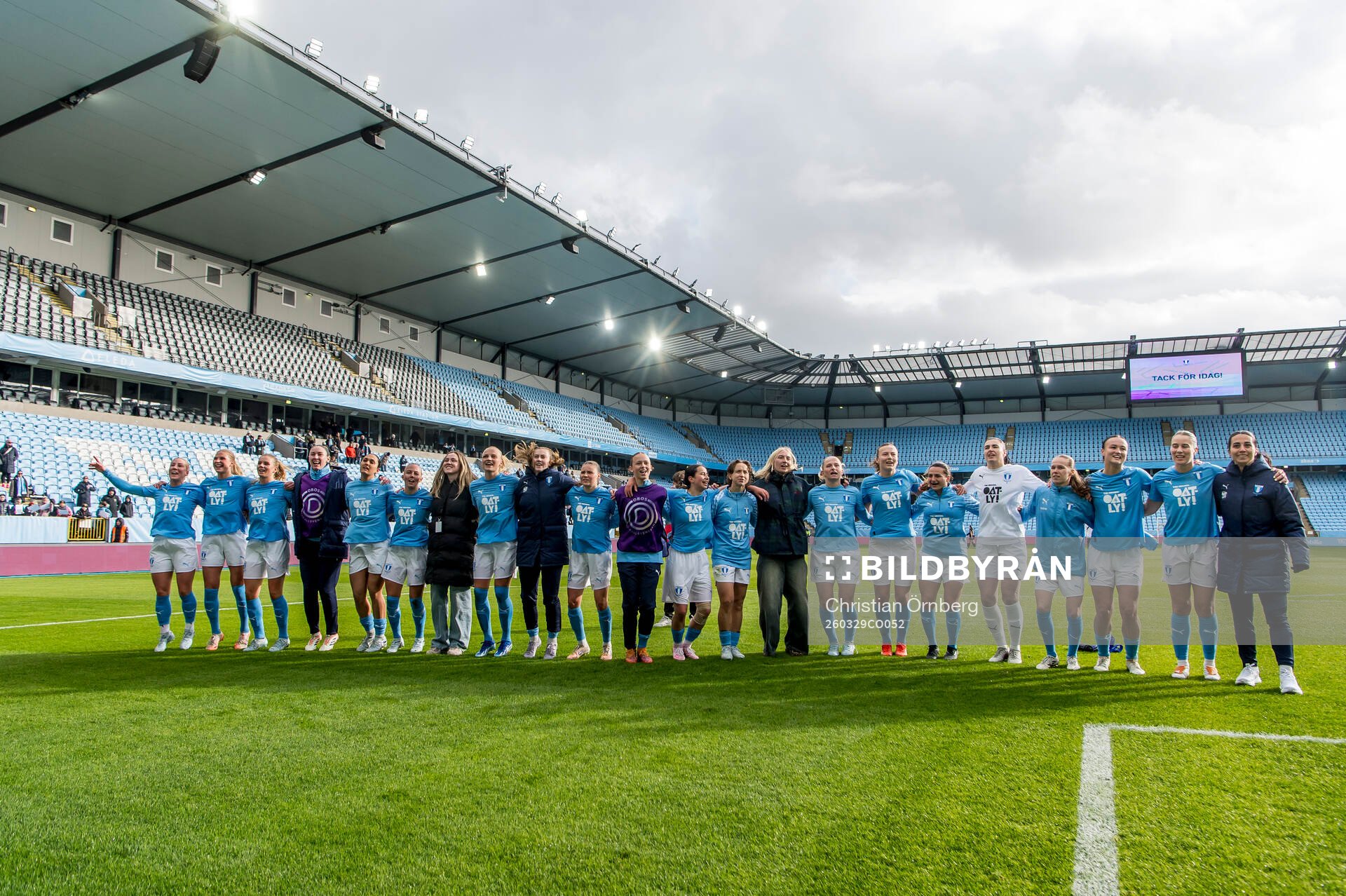 Malmö FFs spelare jublar