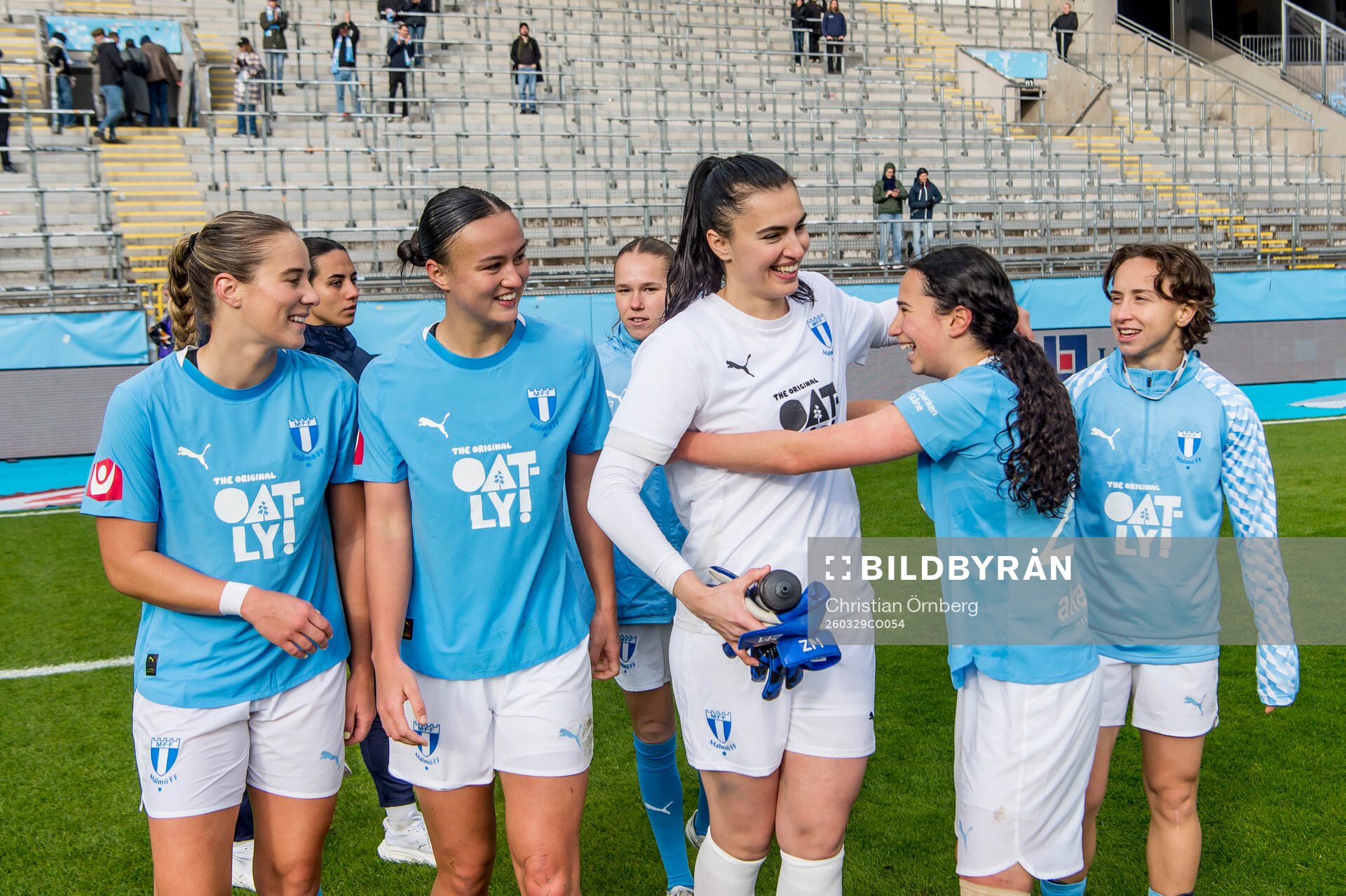 Malmö FFs Courtney Nevin, Amy Sayer, målvakt Zecira