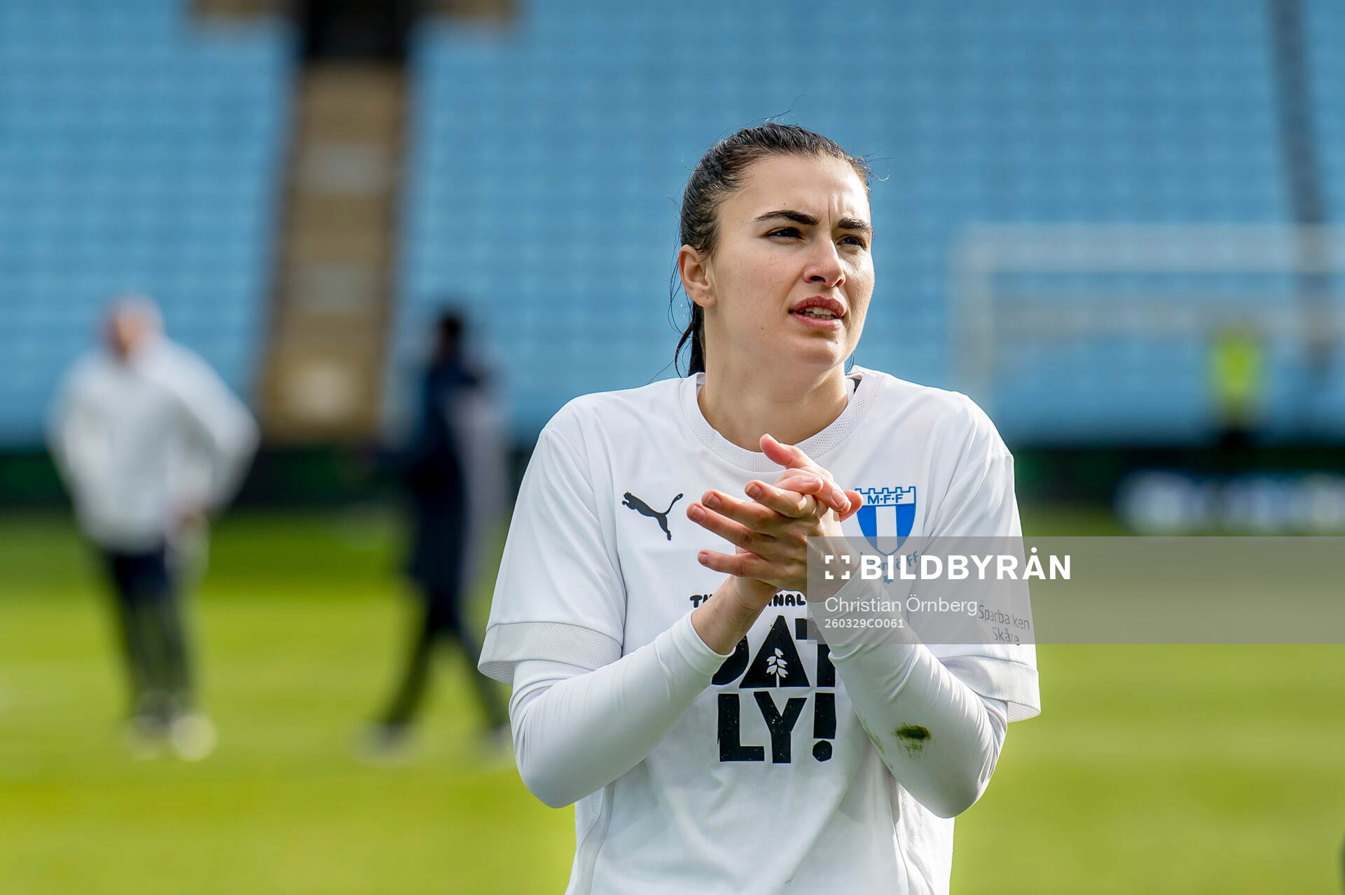 Malmö FFs målvakt Zecira Musovic jublar