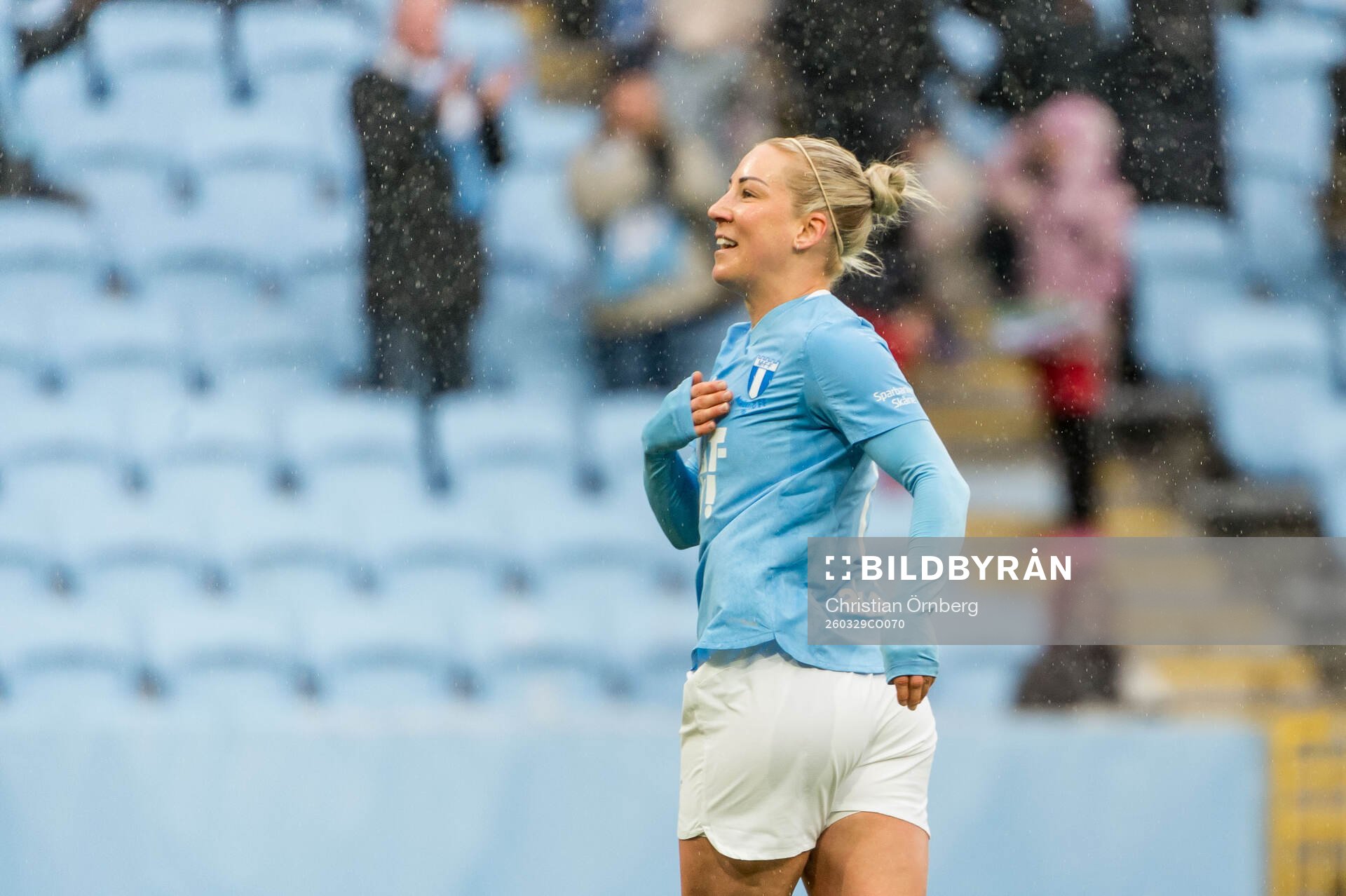 Malmö FFs Mia Persson jublar