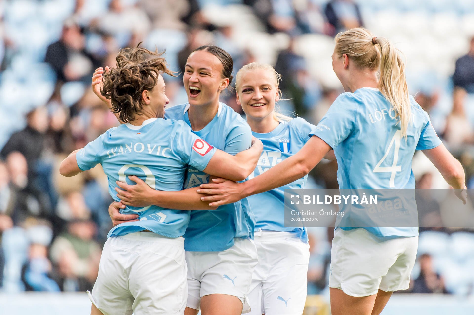 Malmö FFs Amy Sayer jublar