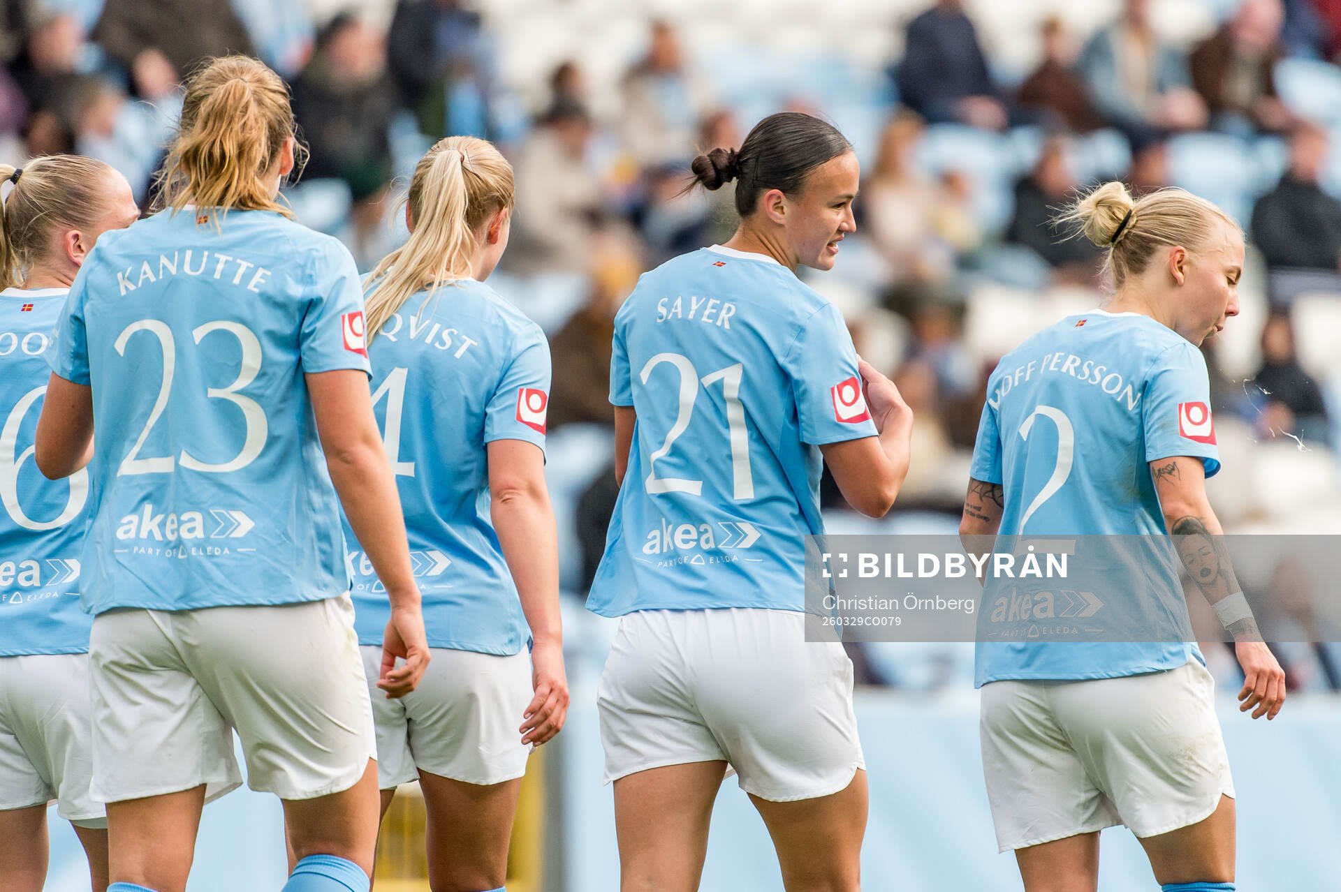 Malmö FFs Amy Sayer jublar