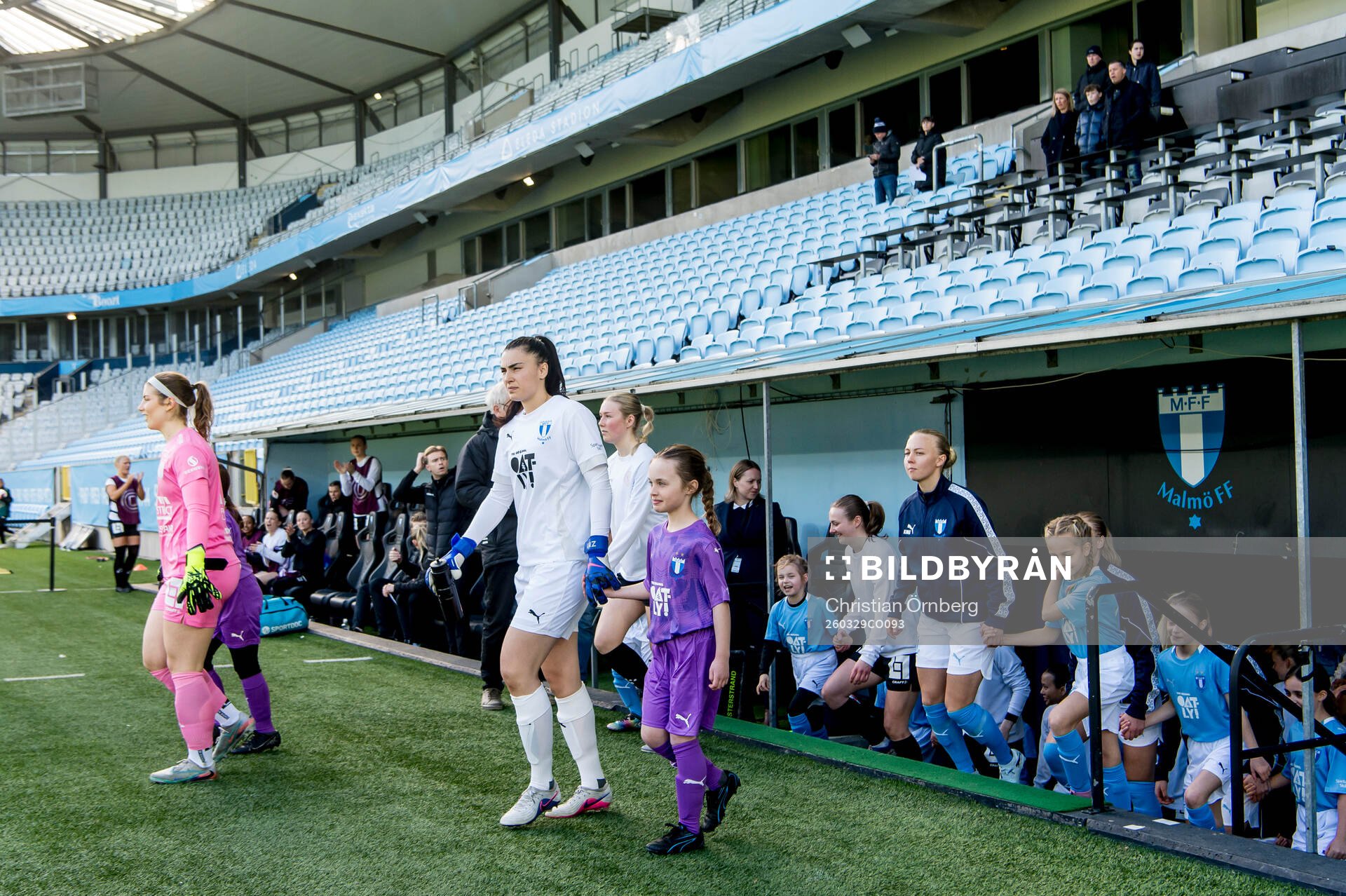Malmö FFs målvakt Zecira Musovic kommer in på Eleda