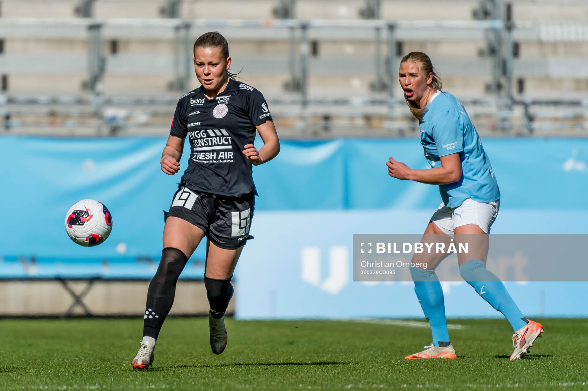 IK Uppsalas Älvali Lindström och Malmö FFs Ellen