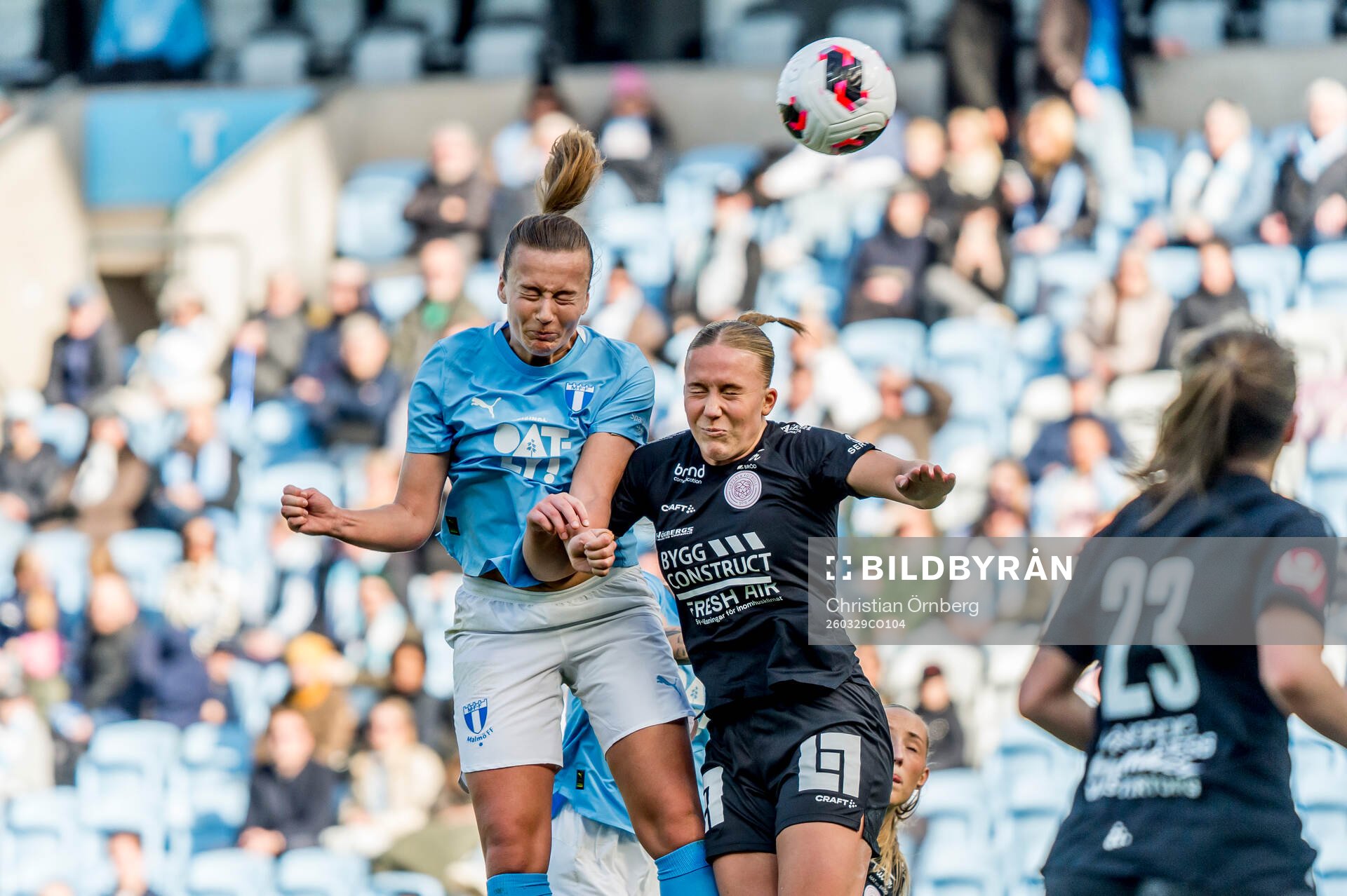 Malmö FFs Sara Kanutte Sørensen Fornes och IK Uppsalas