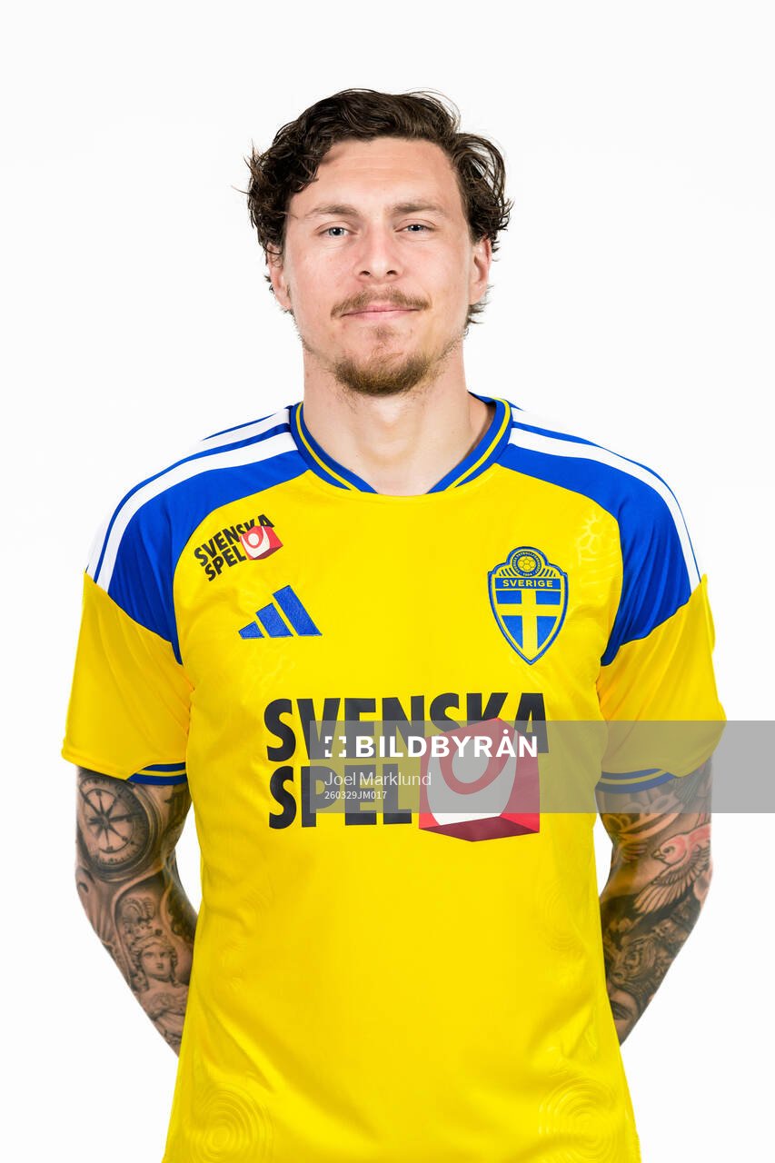 Victor Nilsson Lindelöf of the Swedish national football