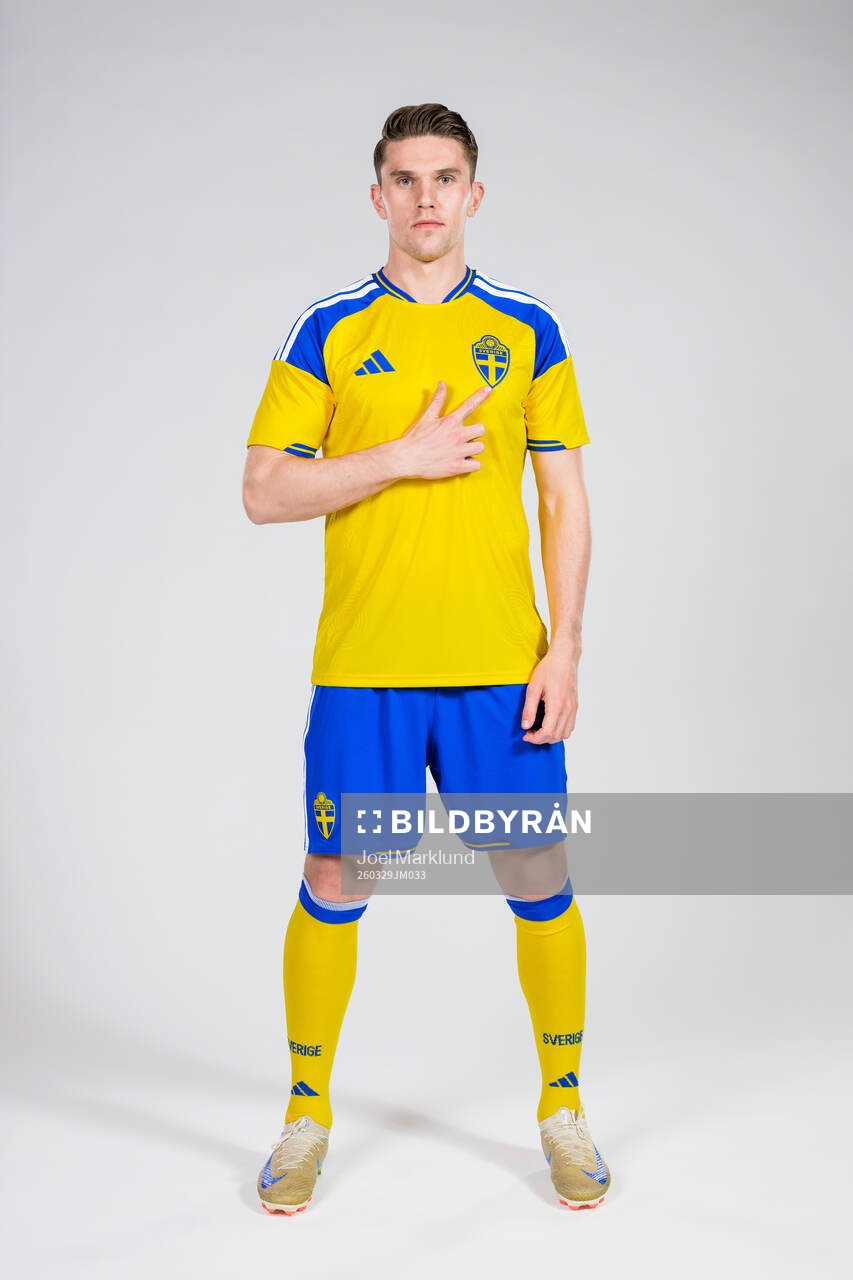 Viktor Gyökeres of the Swedish national football team