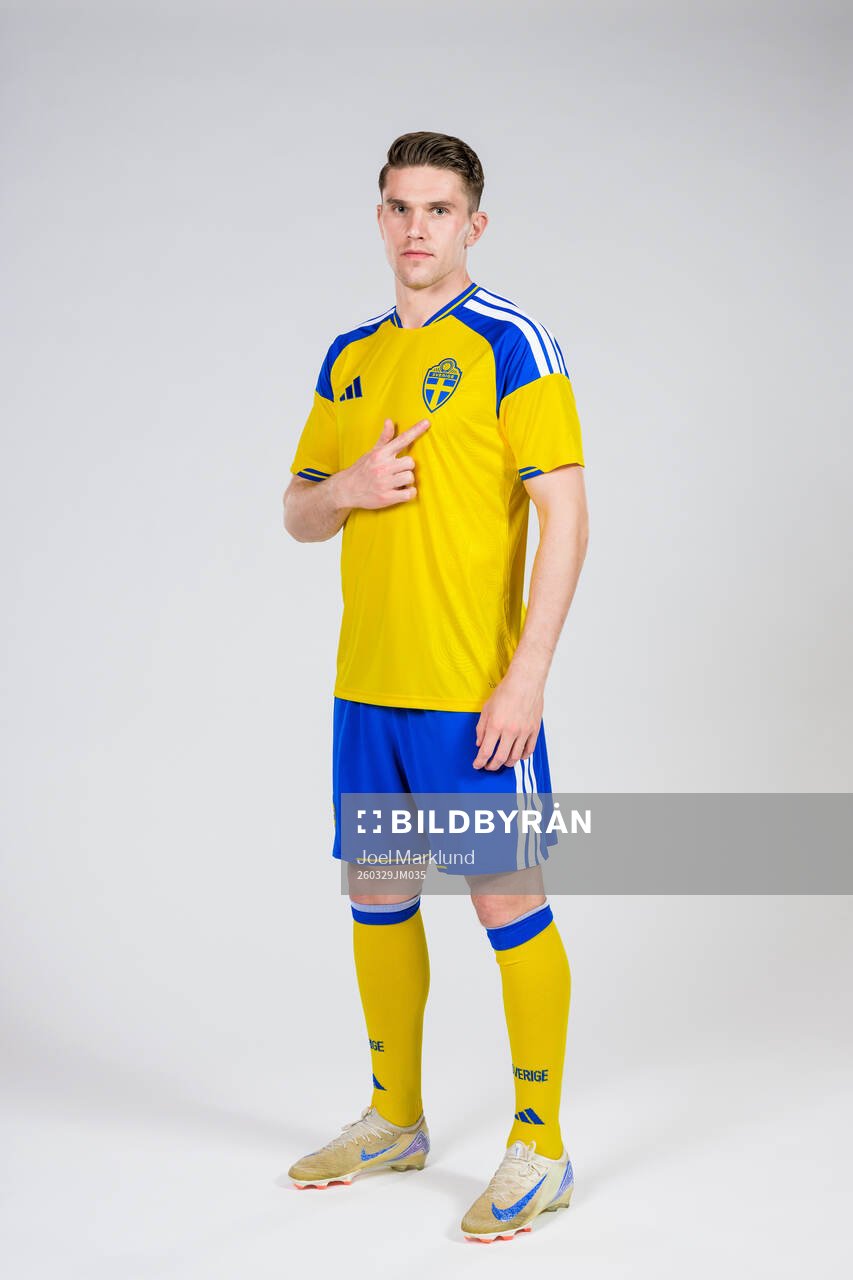 Viktor Gyökeres of the Swedish national football team