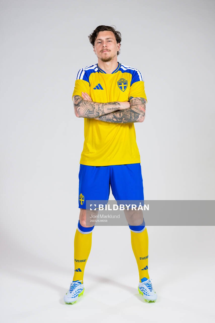 Victor Nilsson Lindelöf of the Swedish national football