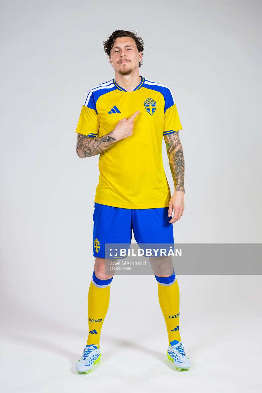 Victor Nilsson Lindelöf of the Swedish national football