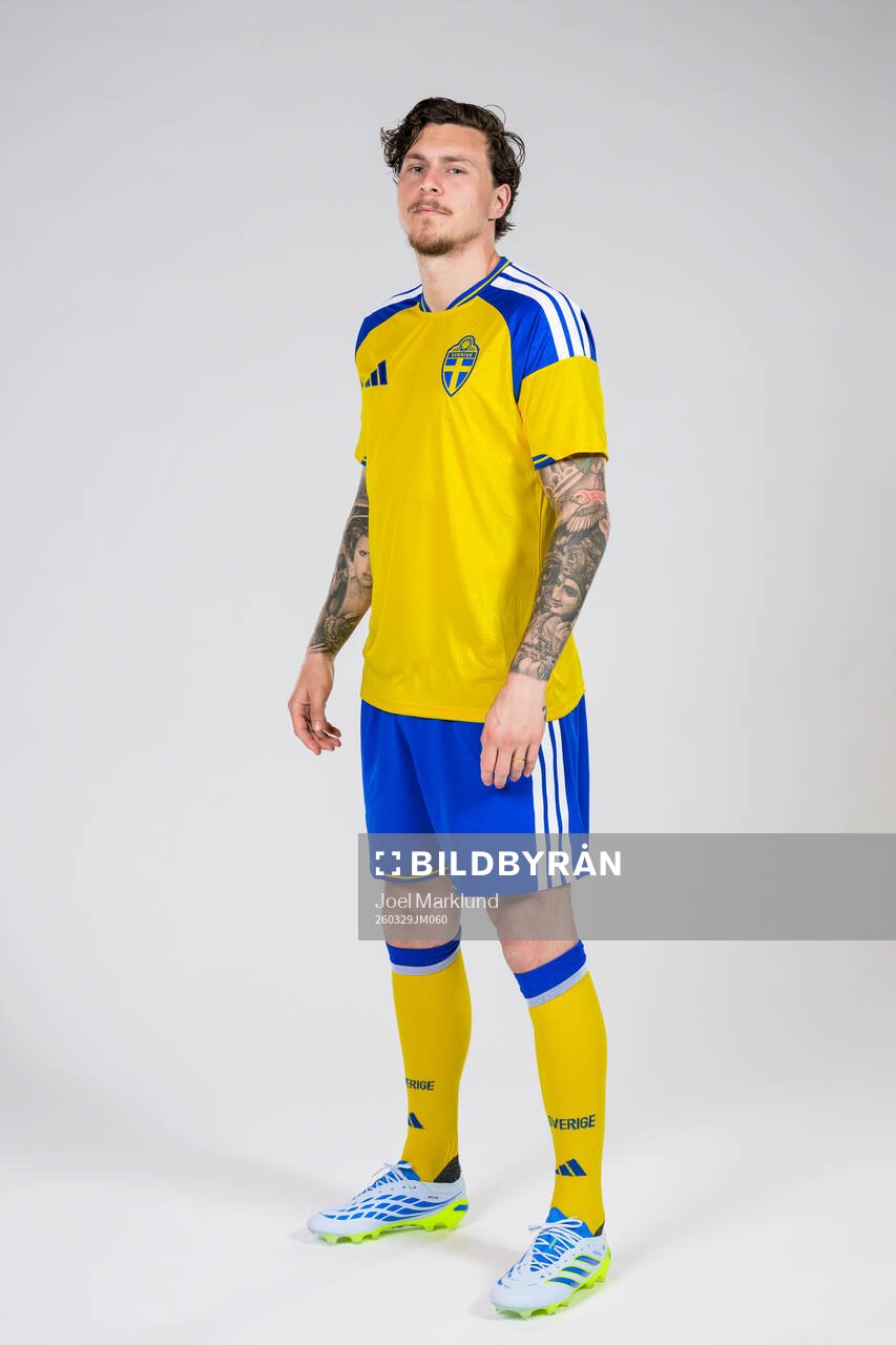Victor Nilsson Lindelöf of the Swedish national football