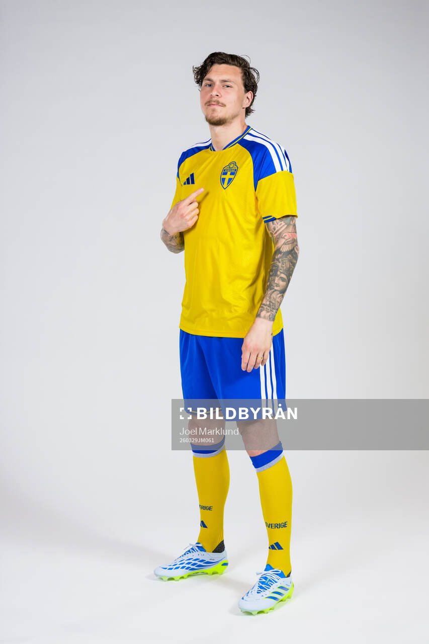 Victor Nilsson Lindelöf of the Swedish national football