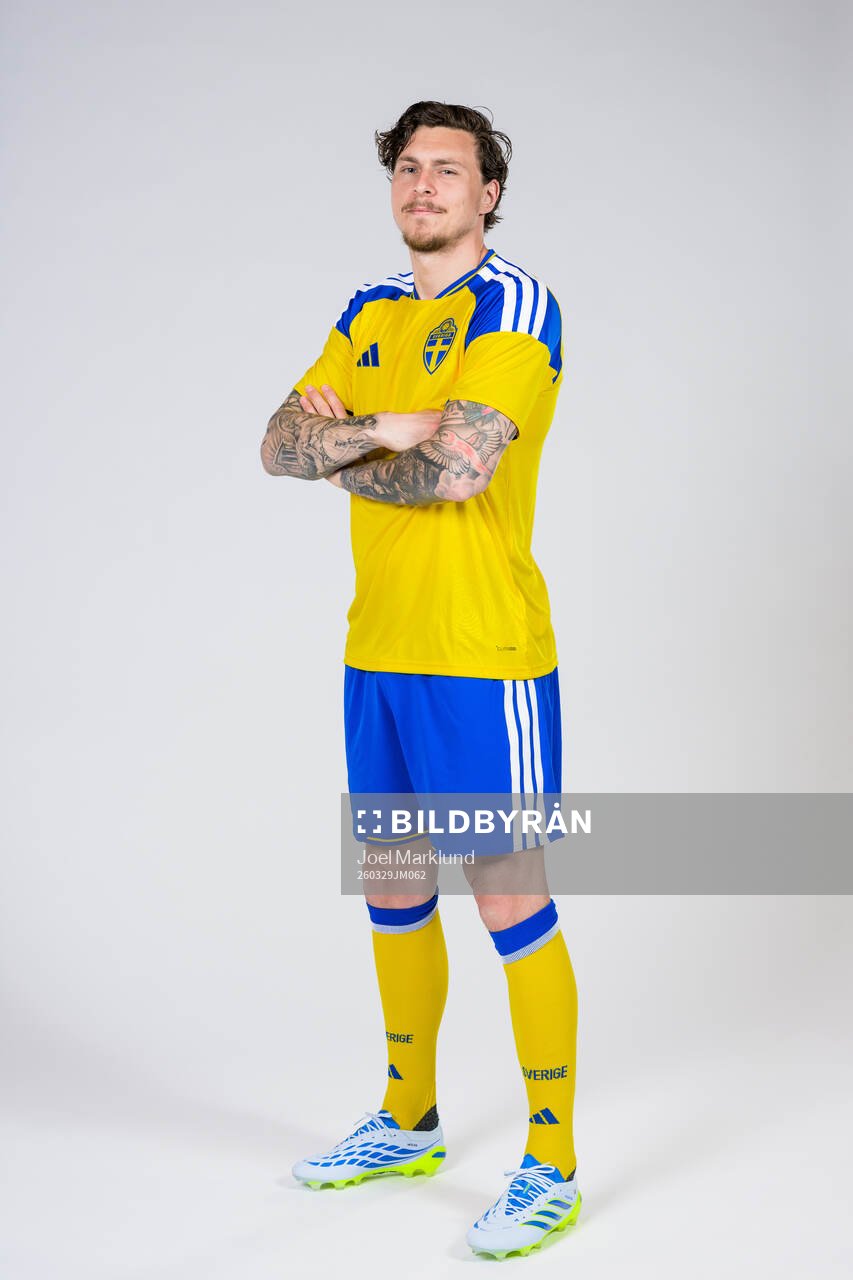 Victor Nilsson Lindelöf of the Swedish national football