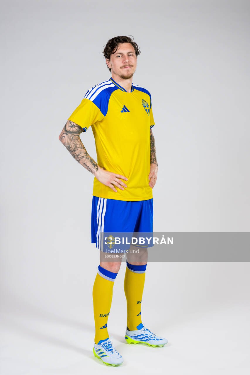 Victor Nilsson Lindelöf of the Swedish national football
