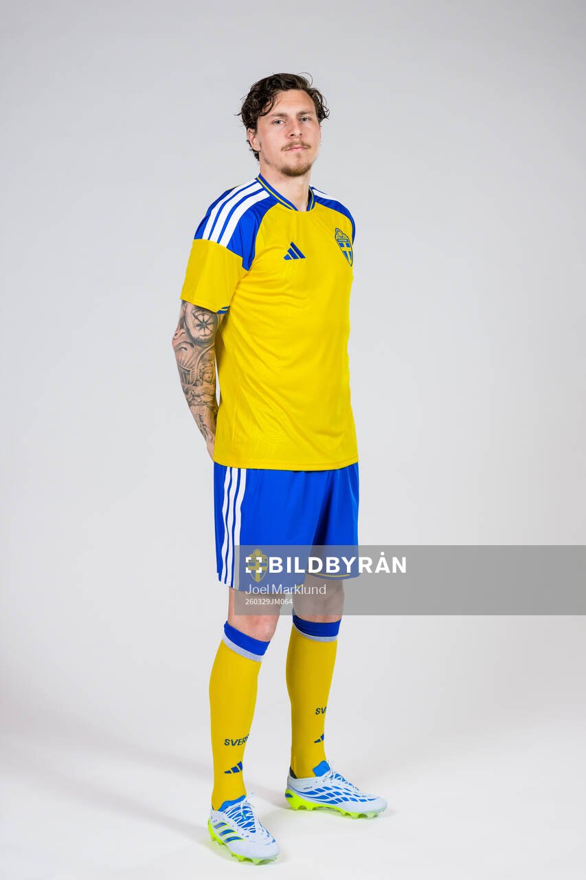Victor Nilsson Lindelöf of the Swedish national football