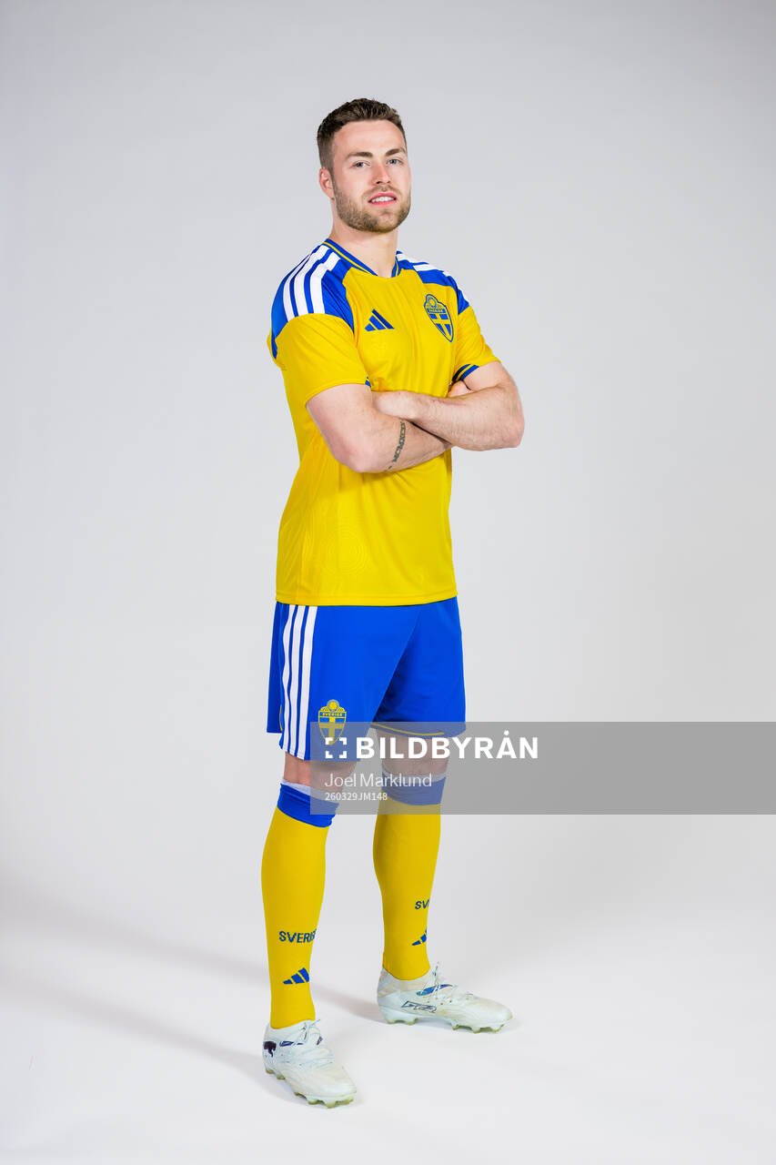 Gabriel Gudmundsson of the Swedish national football team