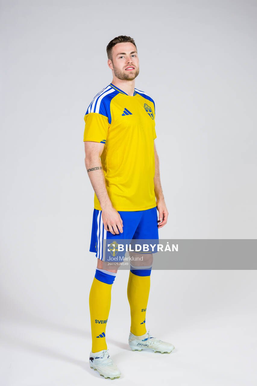 Gabriel Gudmundsson of the Swedish national football team