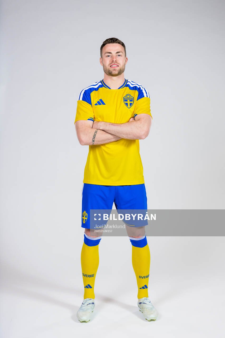Gabriel Gudmundsson of the Swedish national football team