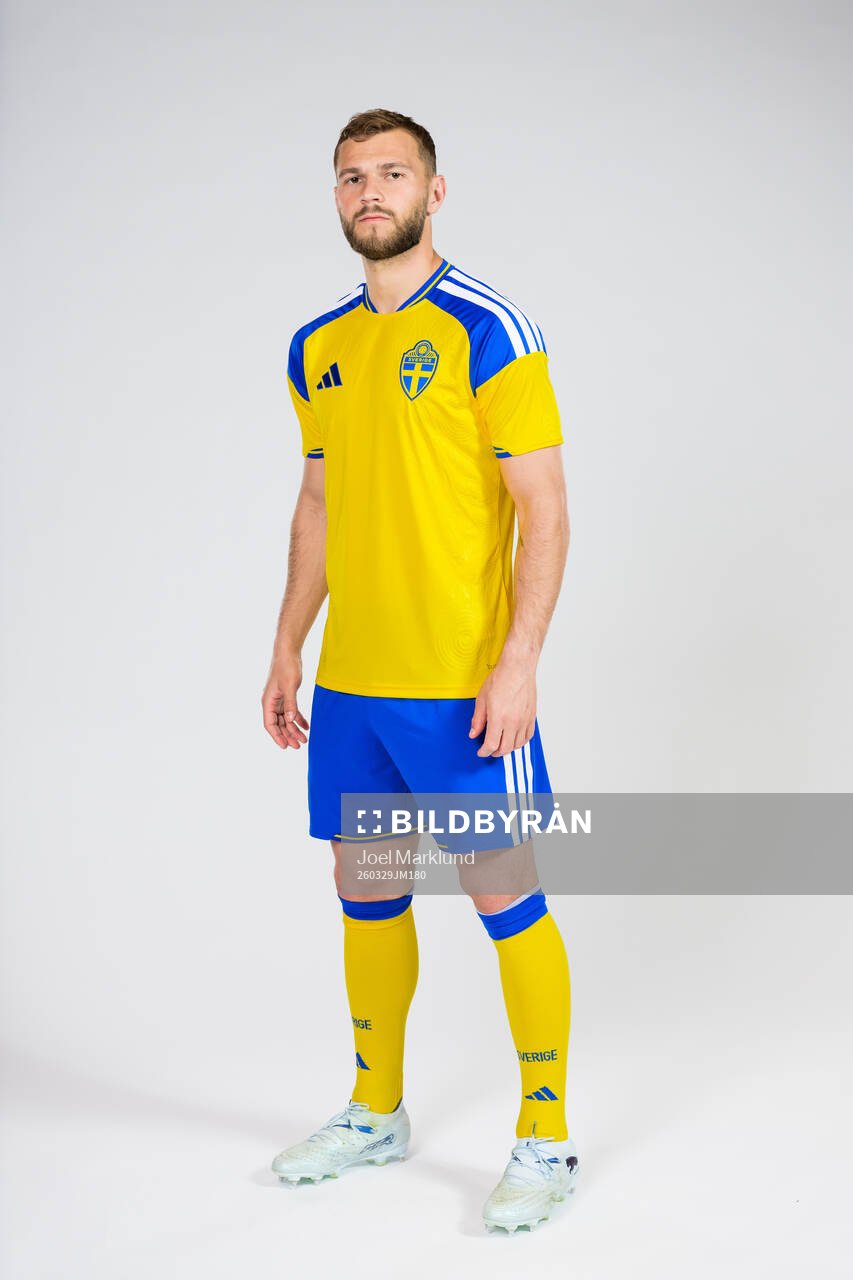 Jesper Karlström of the Swedish national football team