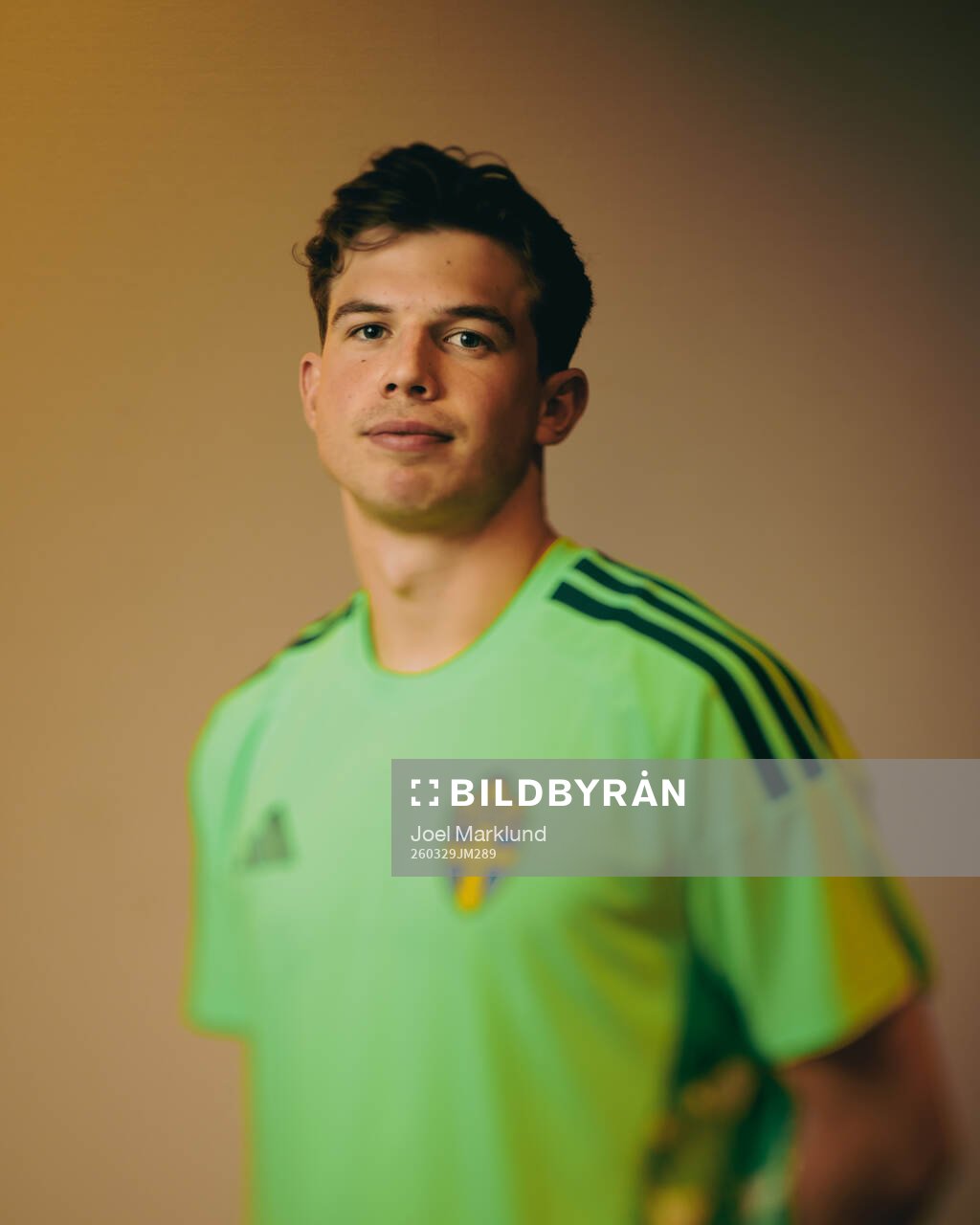 Goalkeeper Melker Ellborg of the Swedish national football