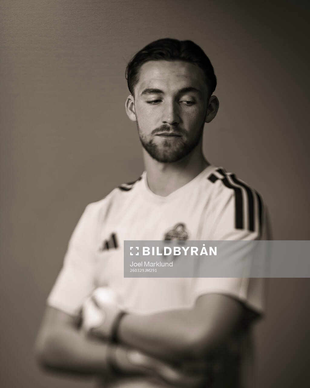 Goalkeeper Noel Törnqvist of the Swedish national football