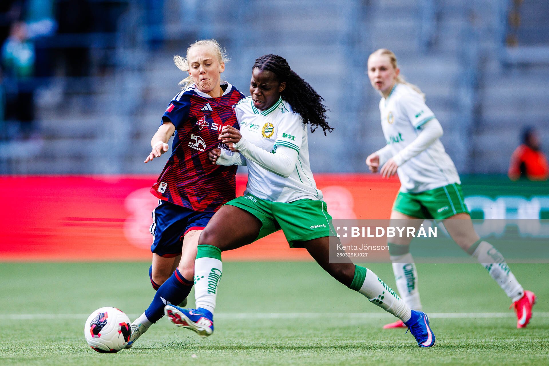 Rosengårds Molly Johansson och Hammarbys Vivienne Lia