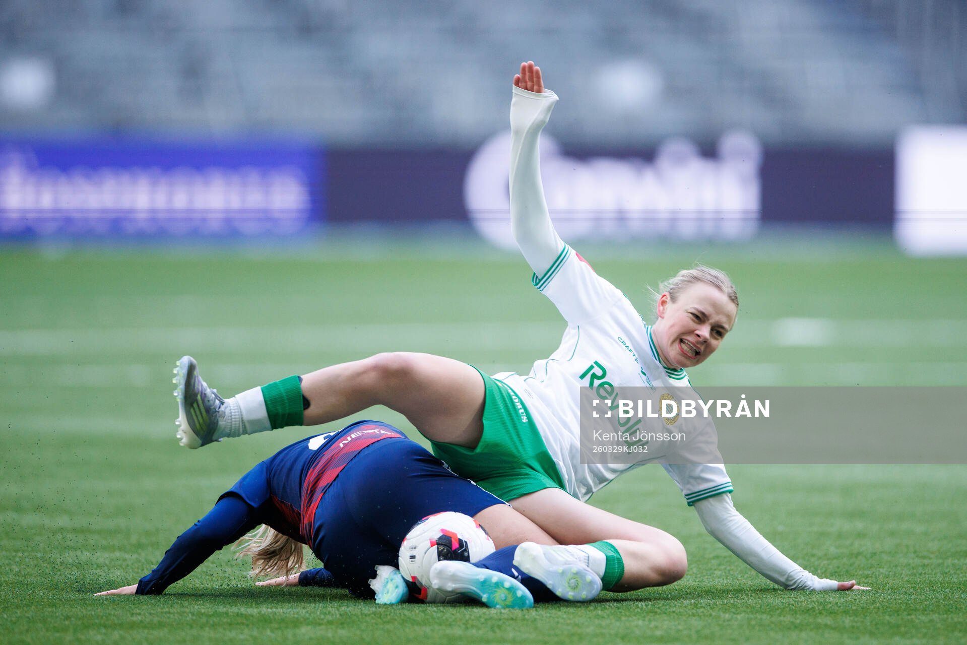 Rosengårds Tilde Björklund och Hammarbys Mari Nyhagen