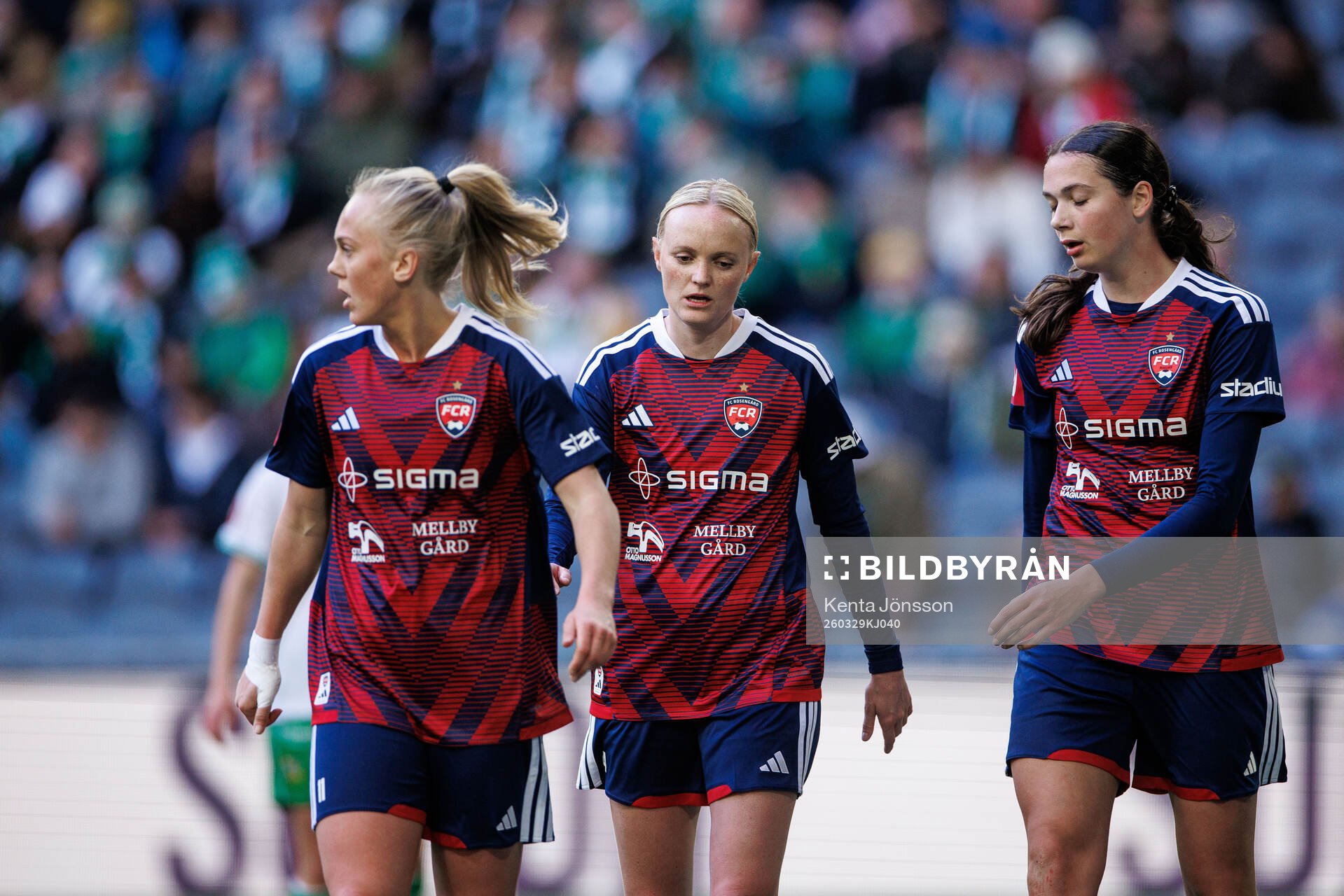 Rosengårds Molly Johansson, Emma Pennsäter och Cecily