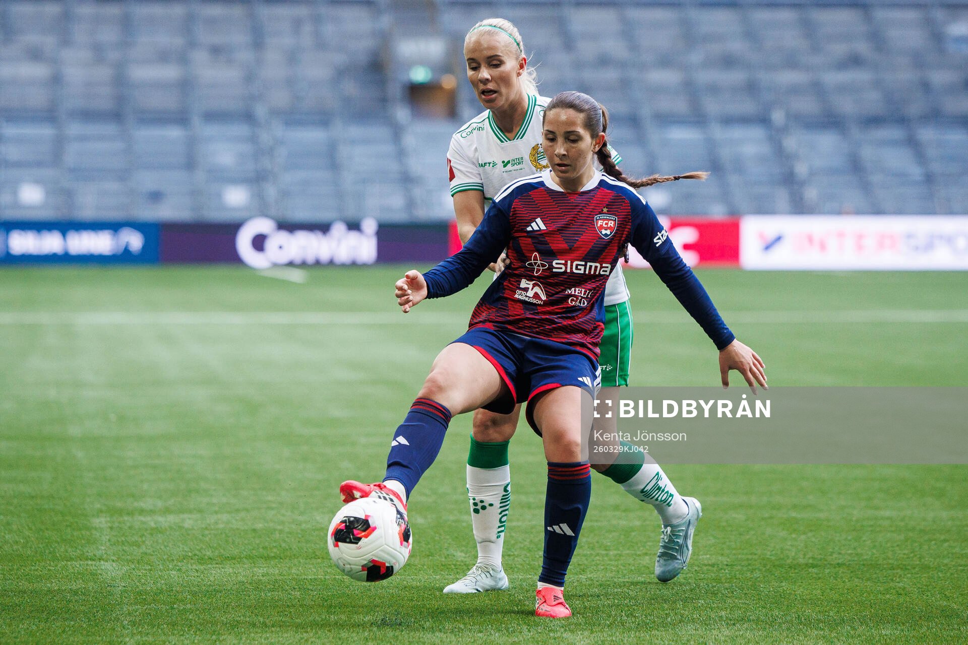 Hammarbys Stina Lennartsson och Rosengårds Filippa