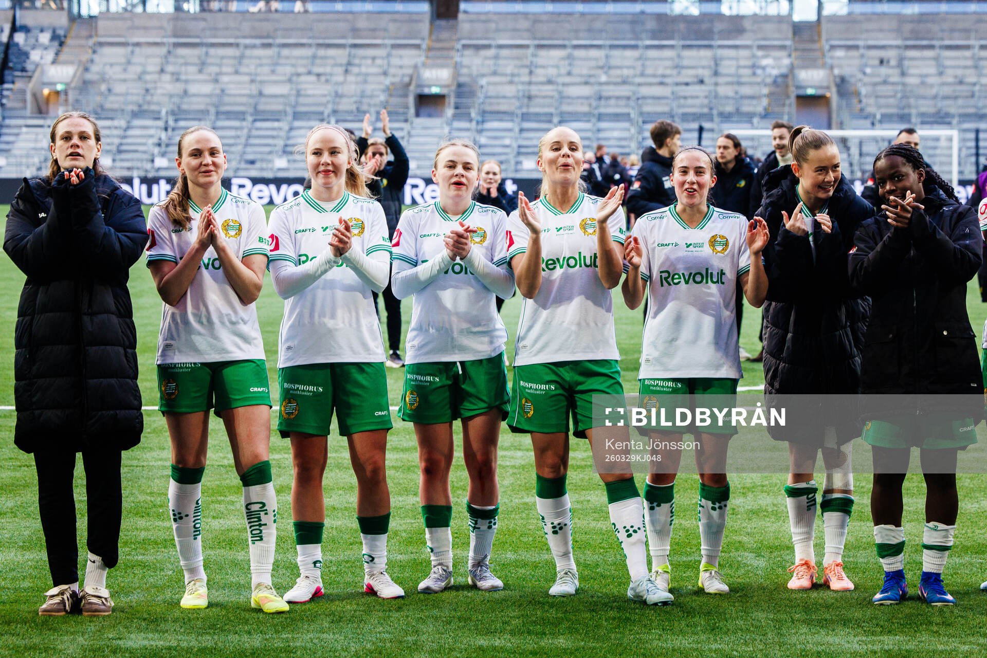 Hammarbys Vilde Hasund, Mathilde Janzen, Mari Nyhagen,