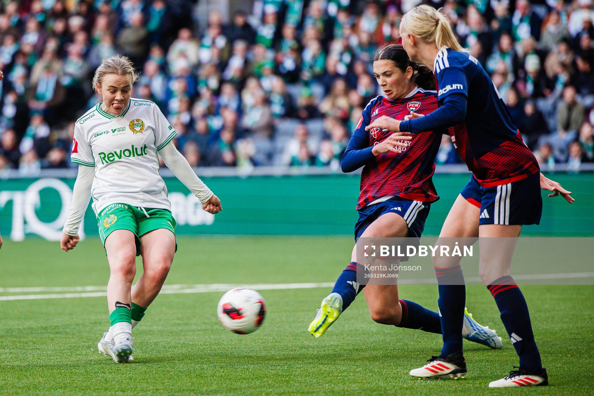 Hammarbys Mari Nyhagen och Rosengårds Cecily Wellesley