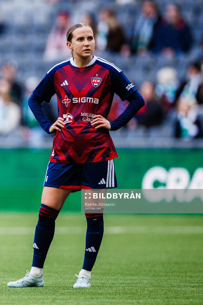 under fotbollsmatchen i Damallsvenskan mellan Hammarby och