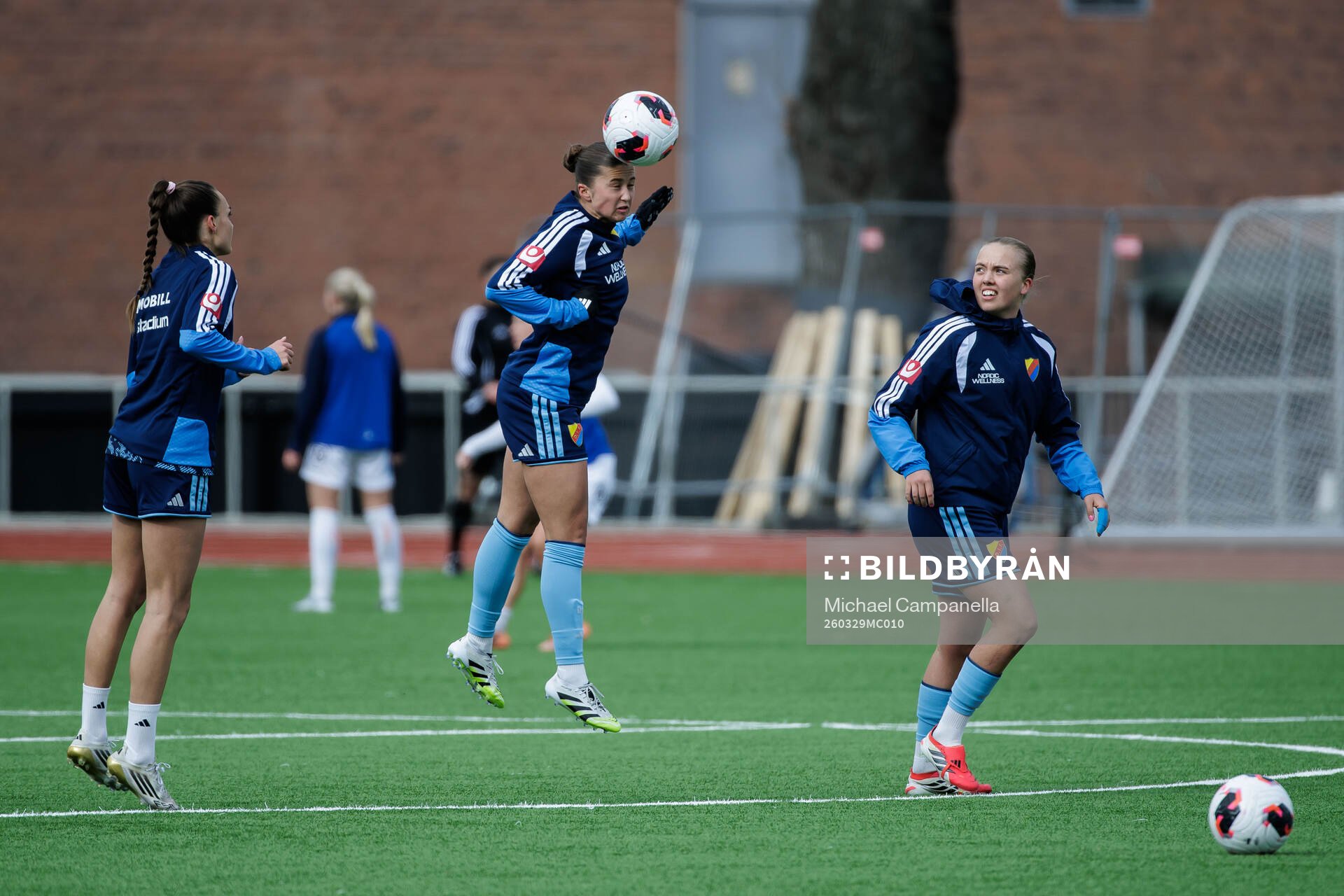 Djurgårdens Meja Staffansson och Elin Westlund