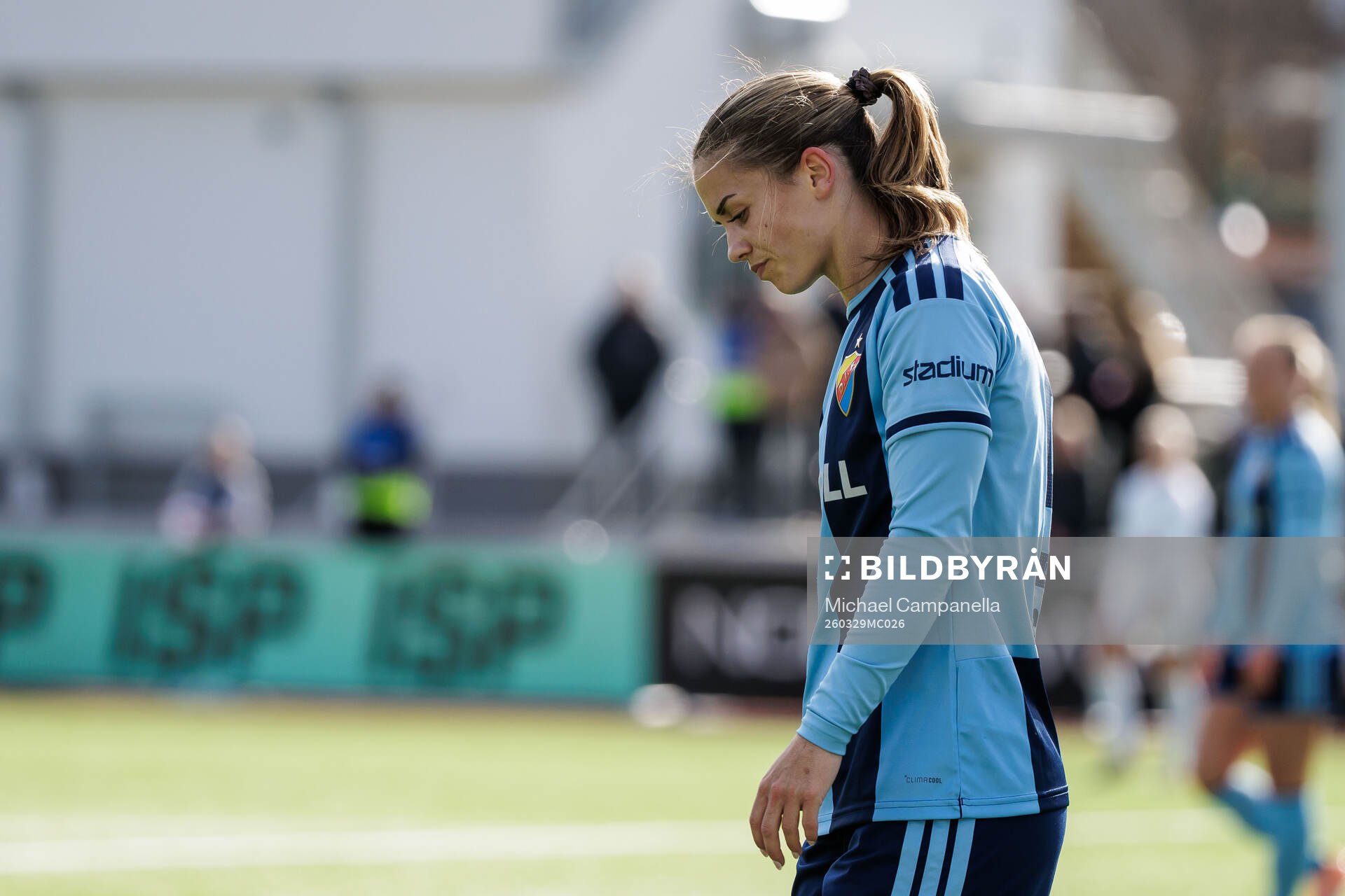 Djurgårdens Johanna Renmark deppar