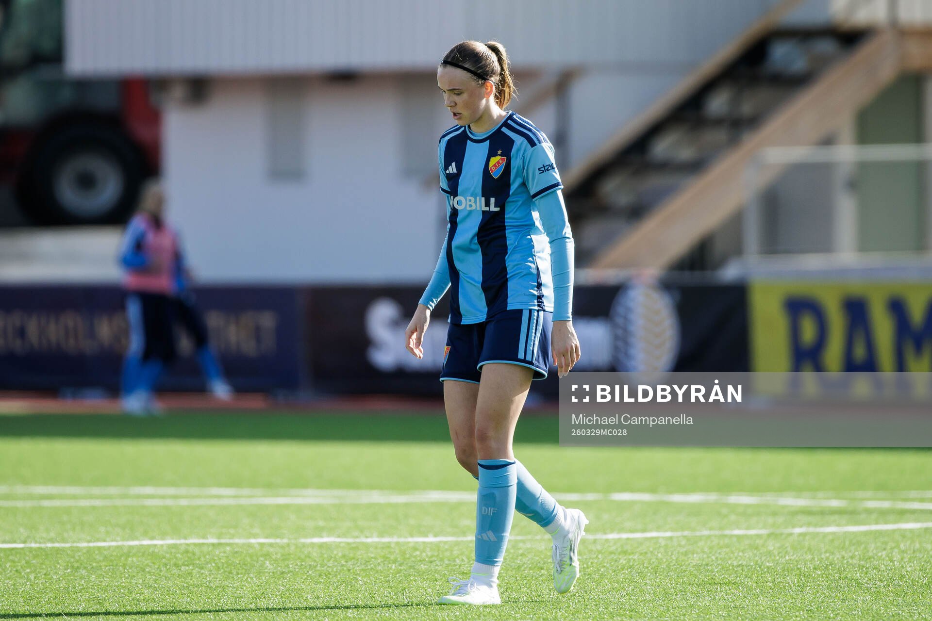 Djurgårdens Fabienne Bartholdson deppar