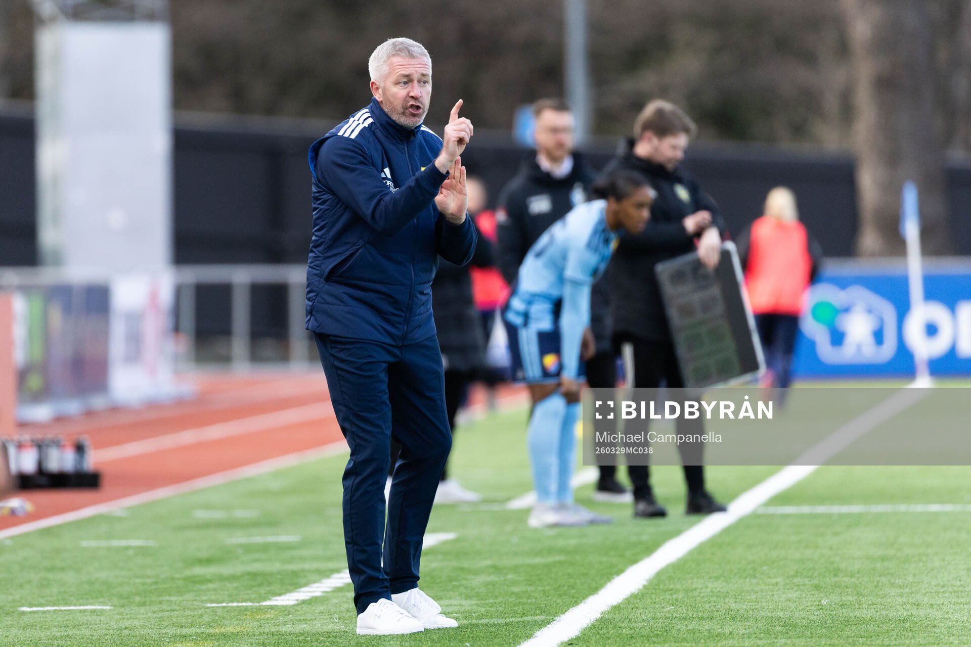 Djurgårdens tränare Willie Kirk