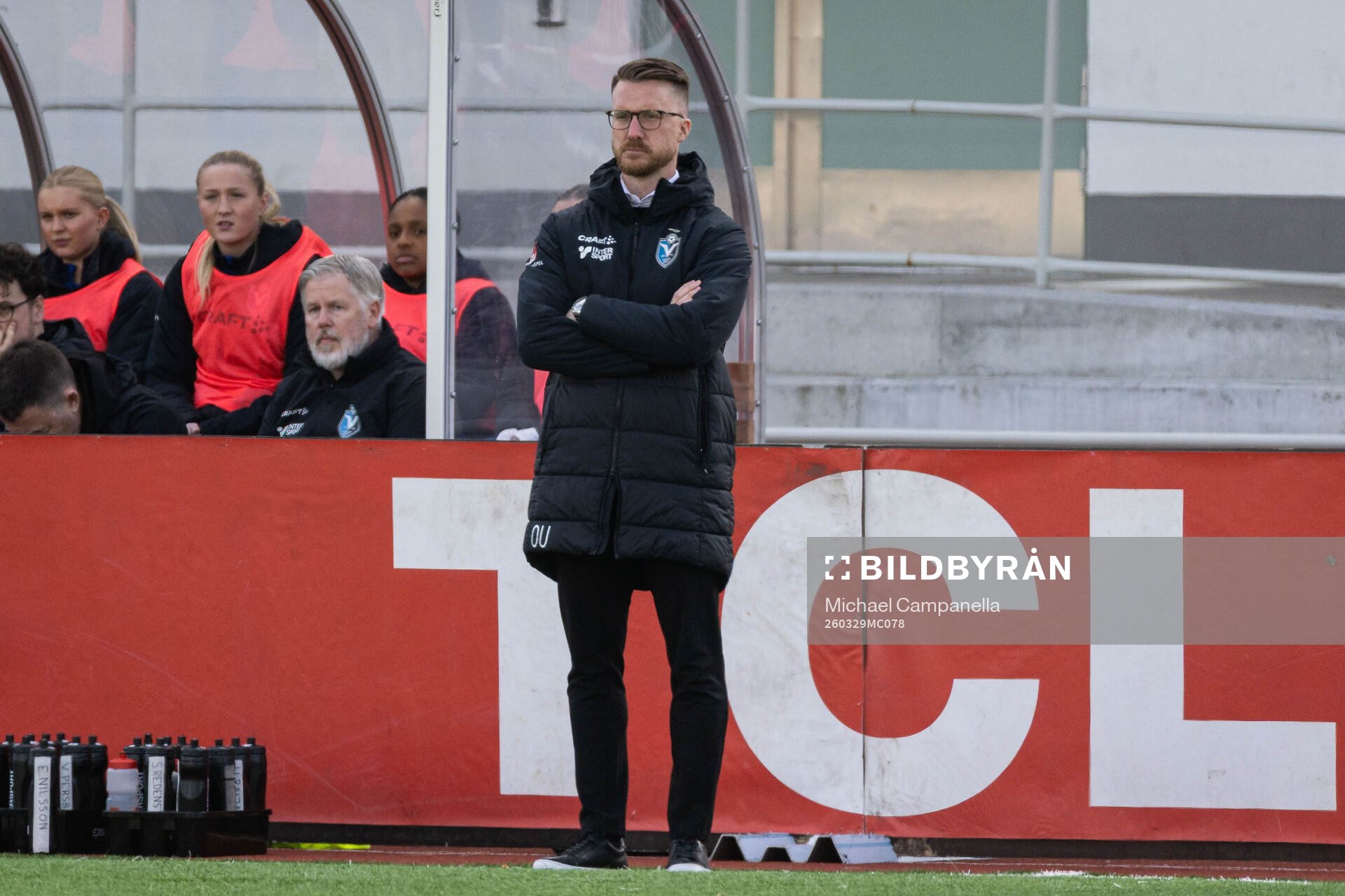 Växjö DFFs tränare Olof Unogård