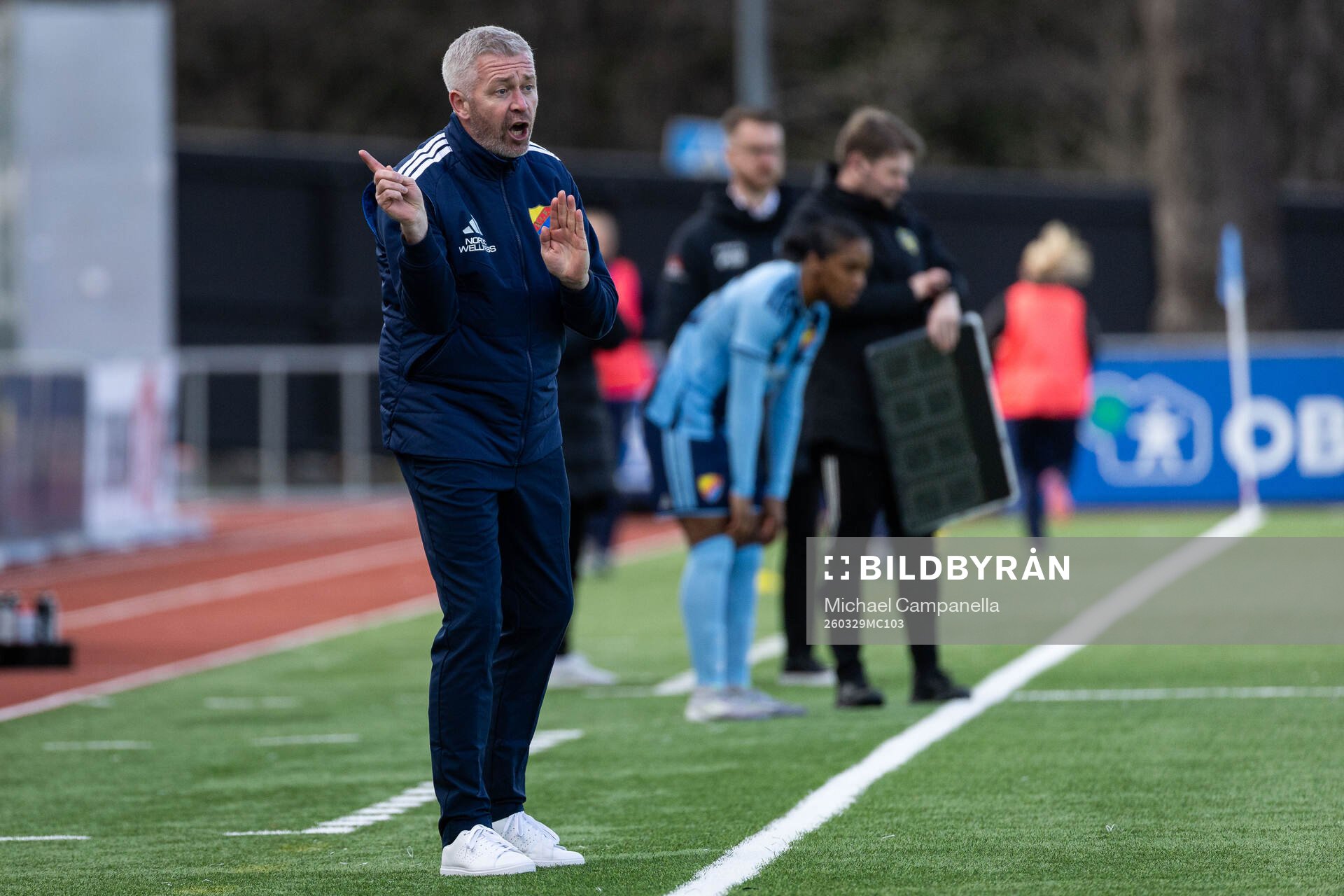 Djurgårdens tränare Willie Kirk