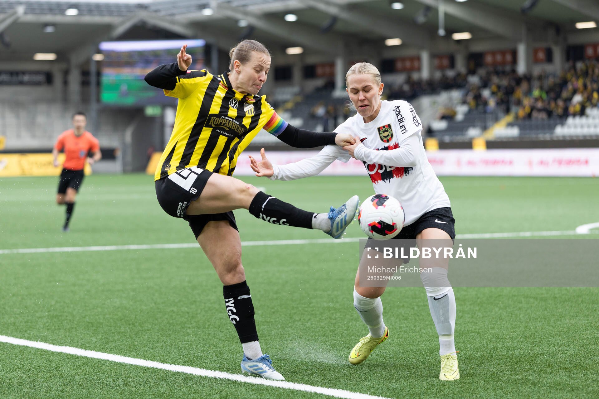 Häckens Anna Anvegård och Brommapojkarnas Ida Garmfors
