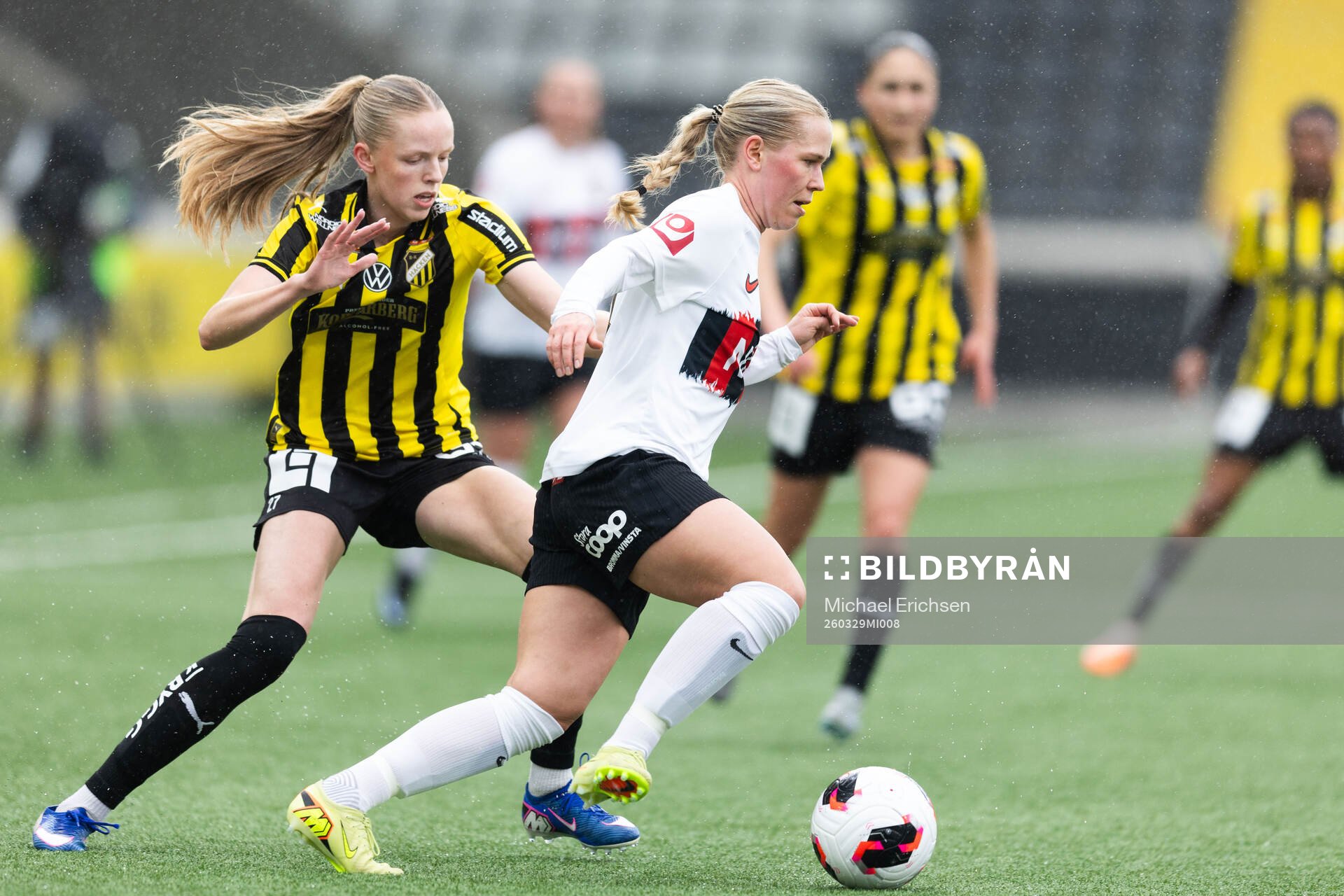 Häckens Thelma Pálmadottir och Brommapojkarnas Ida