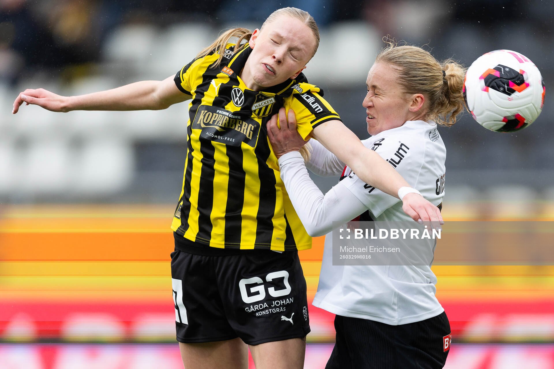 Häckens Thelma Pálmadottir och Brommapojkarnas Ellen