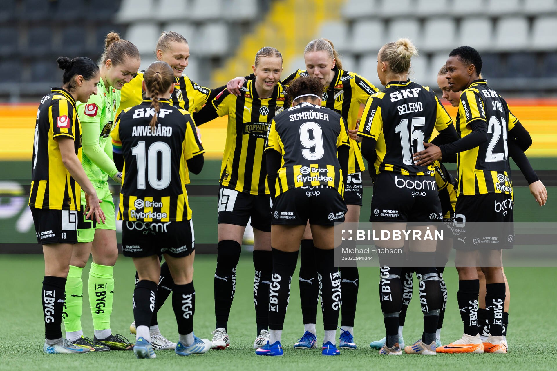 Häckens spelare samlade