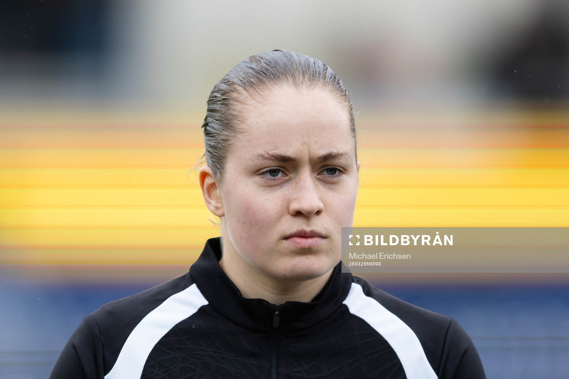 Häckens målvakt Fanney Birkisdottir på line up