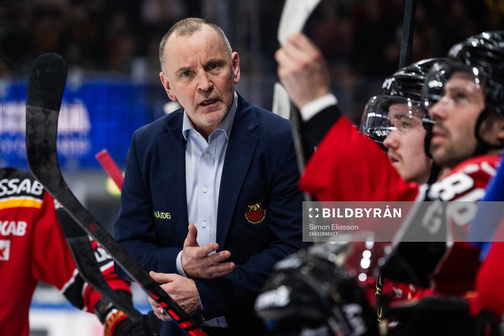Luleås tränare Thomas Berglund